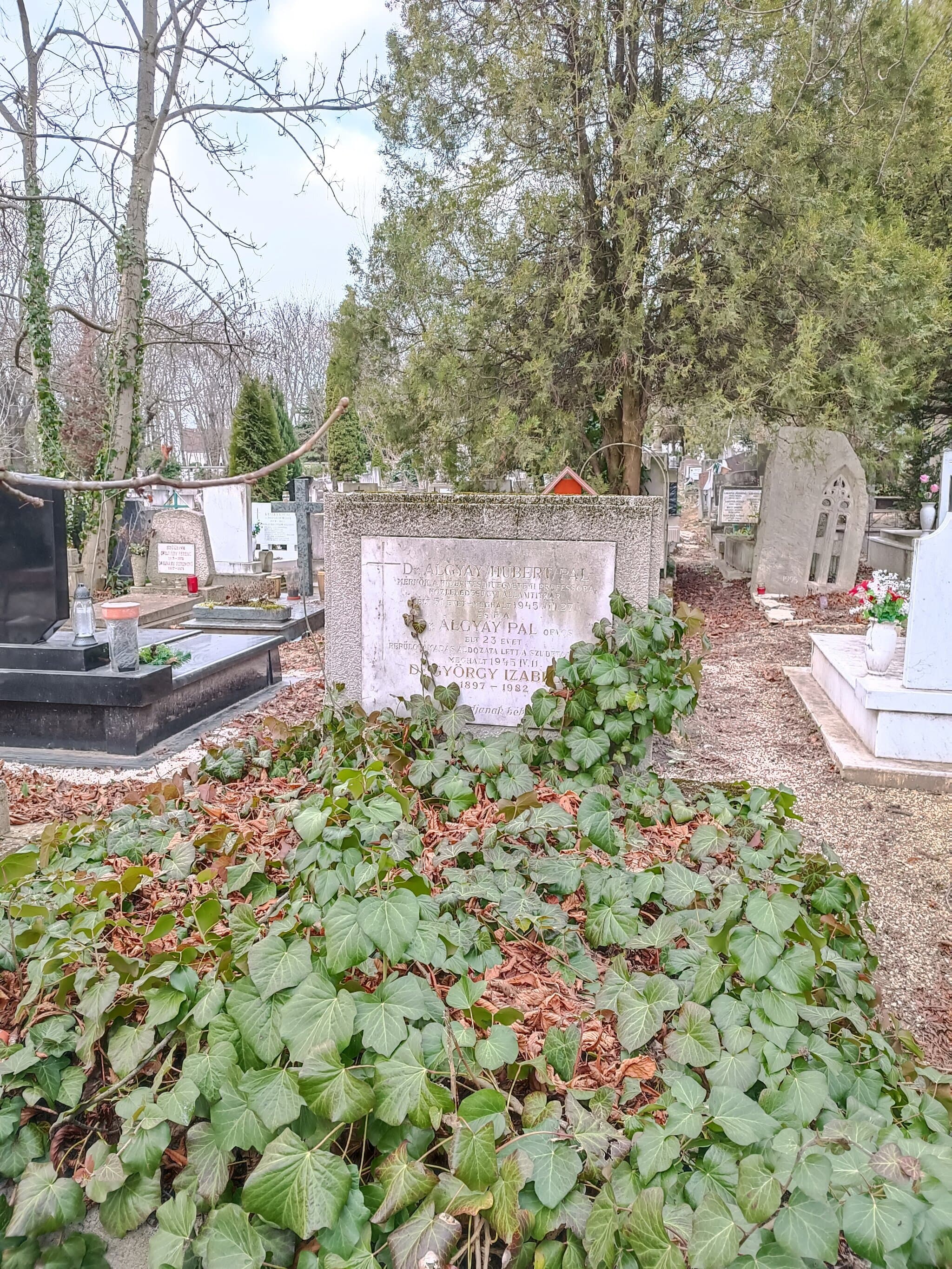 Álgyay Hubert Pál sírja