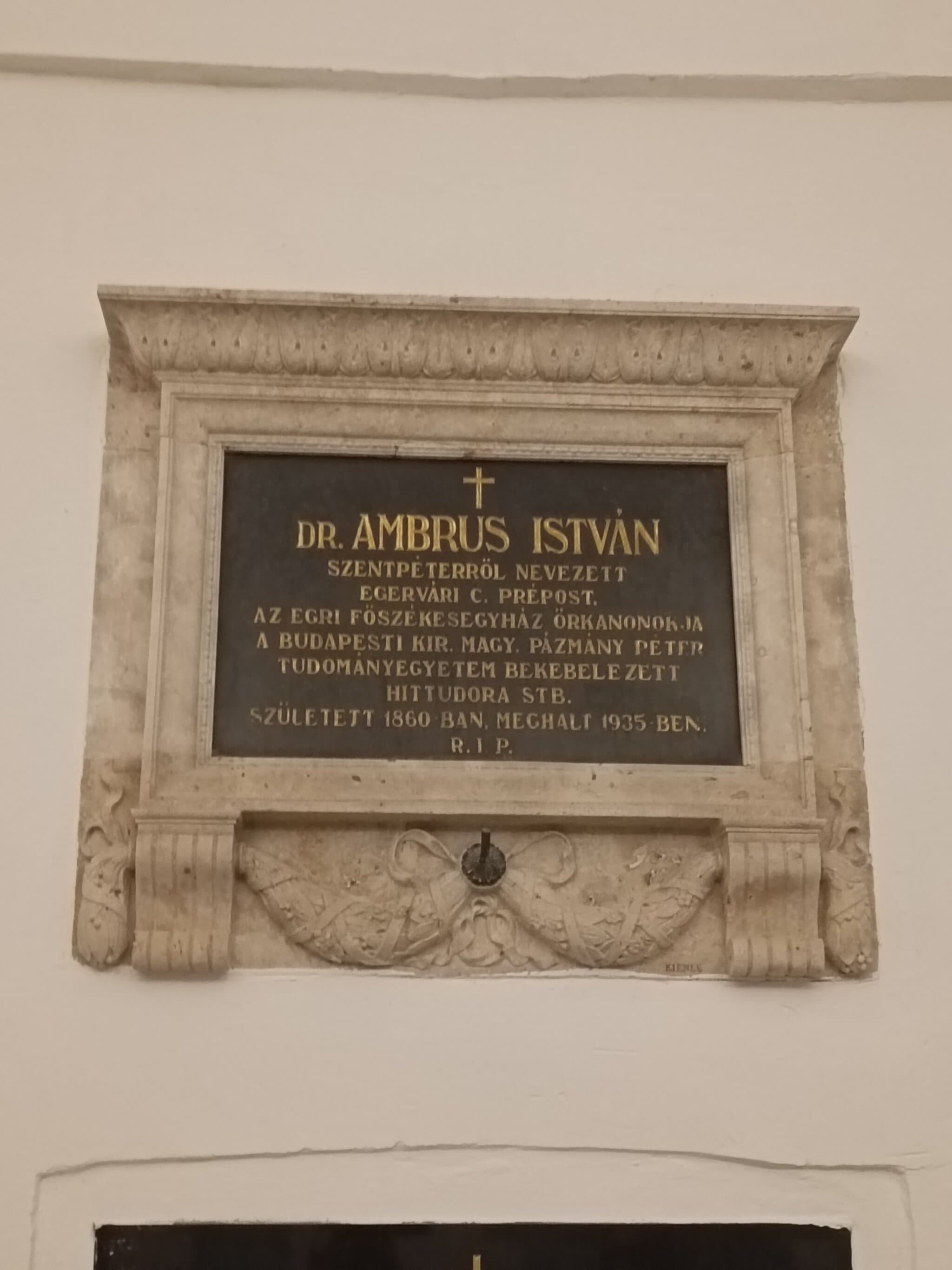 Ambrus István sírja
