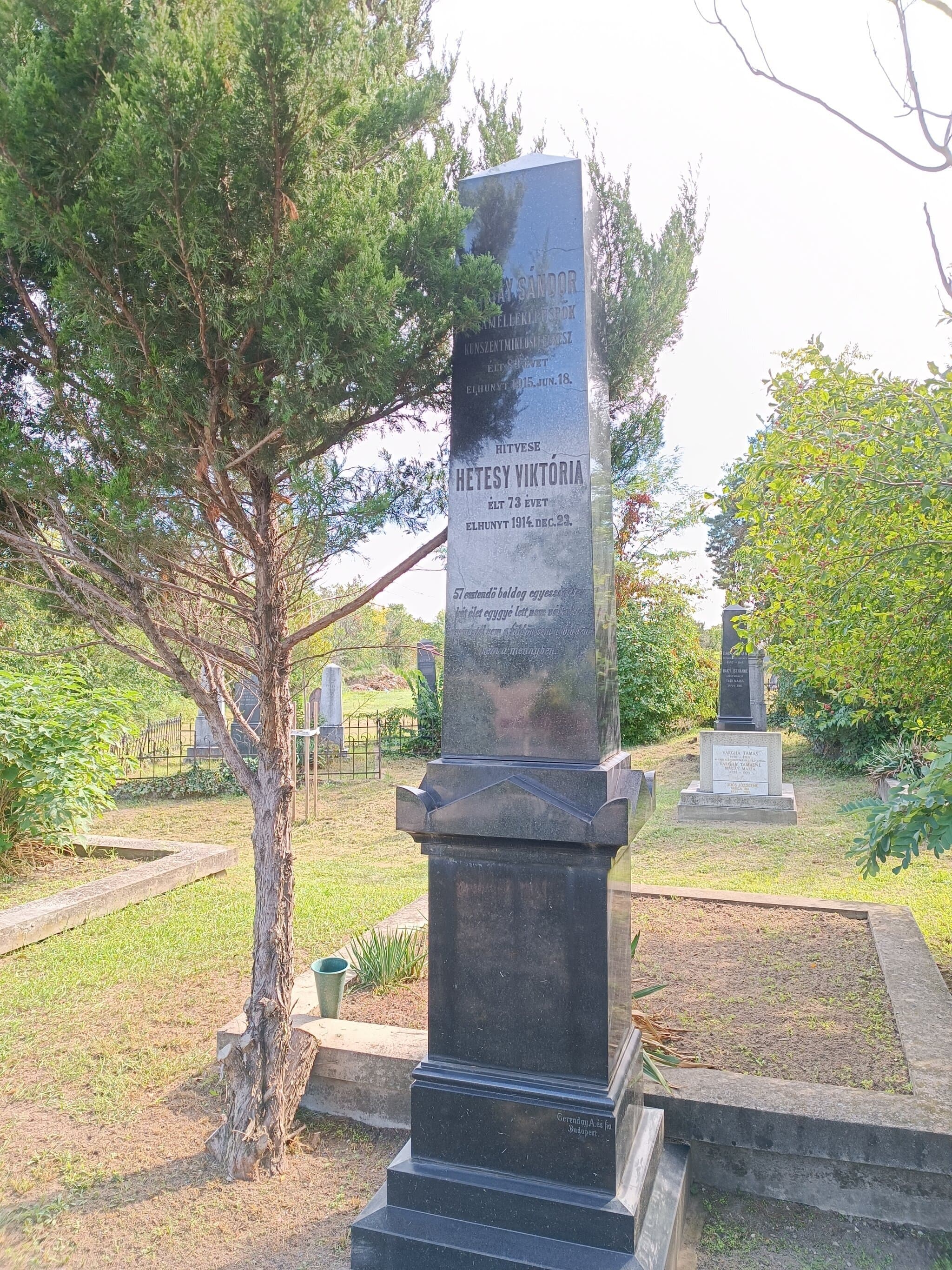 Baksay Sándor sírja