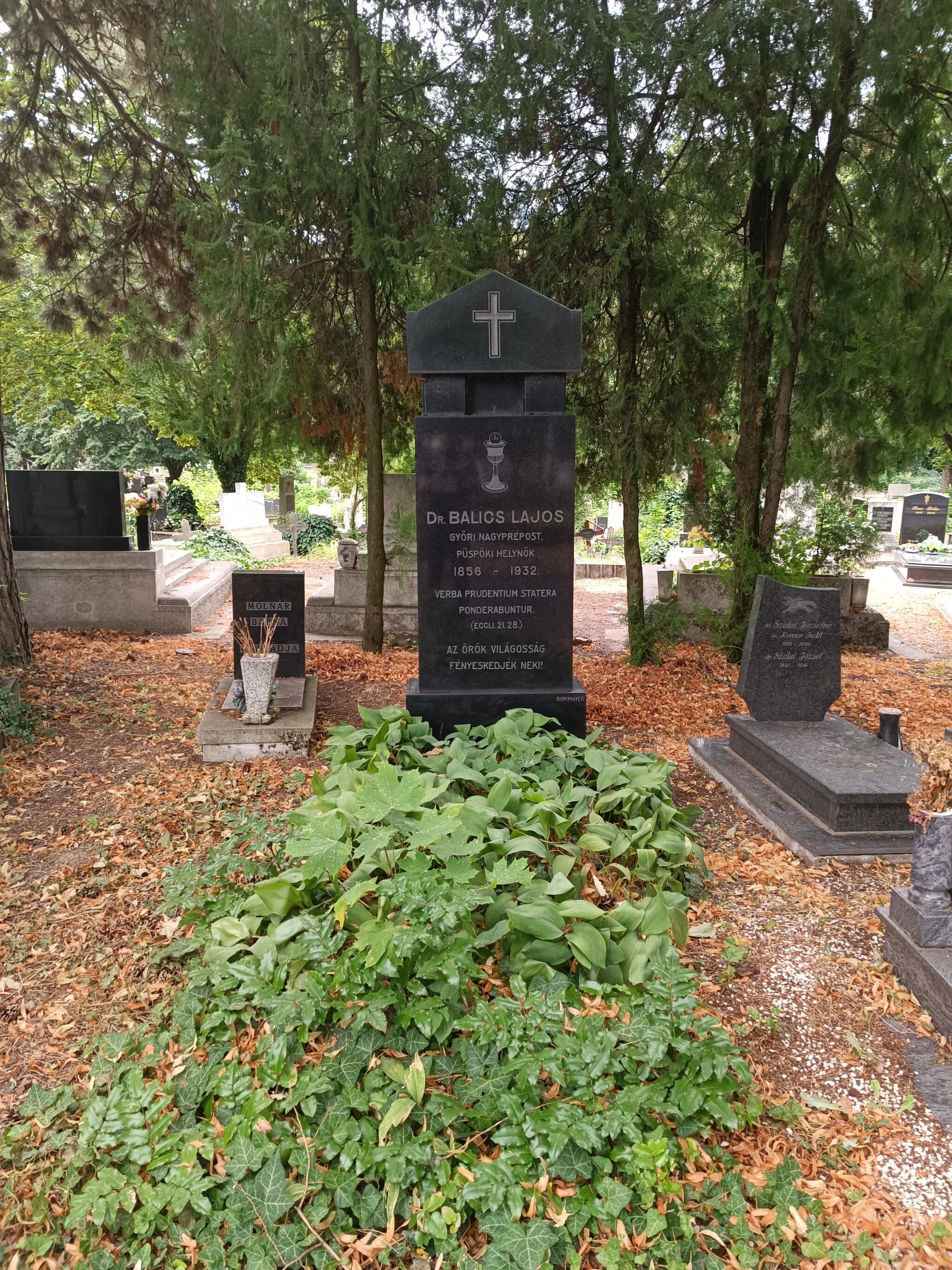 Balics Lajos sírja