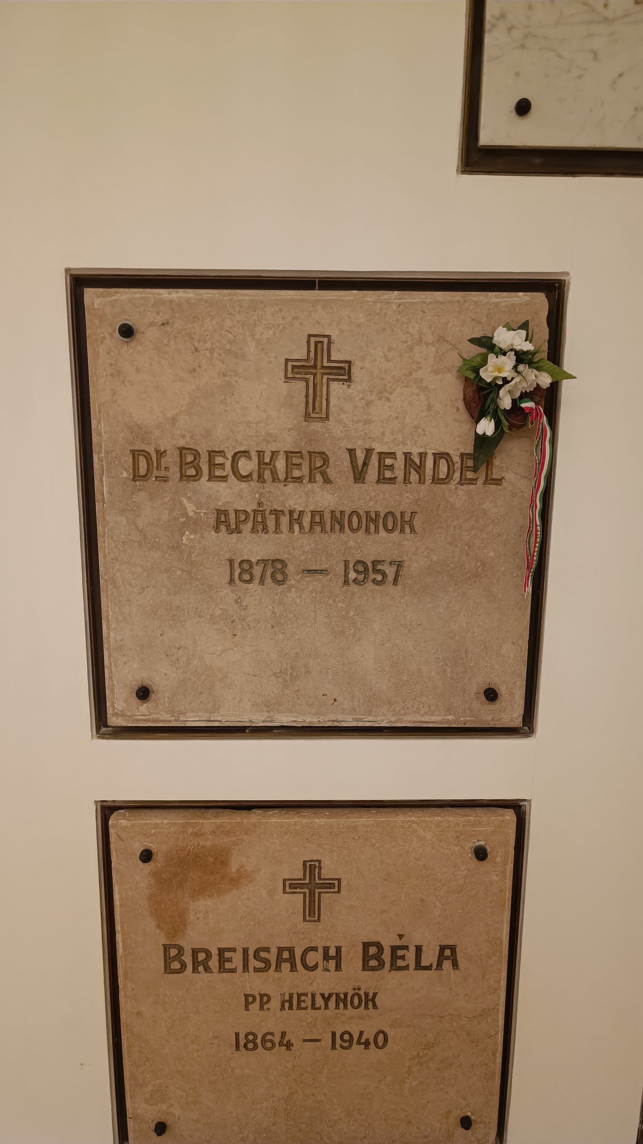 Becker Vendel sírja
