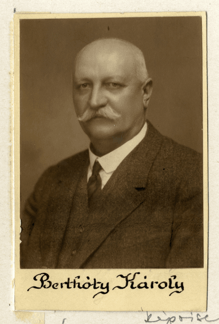 Berthóty Károly portréja