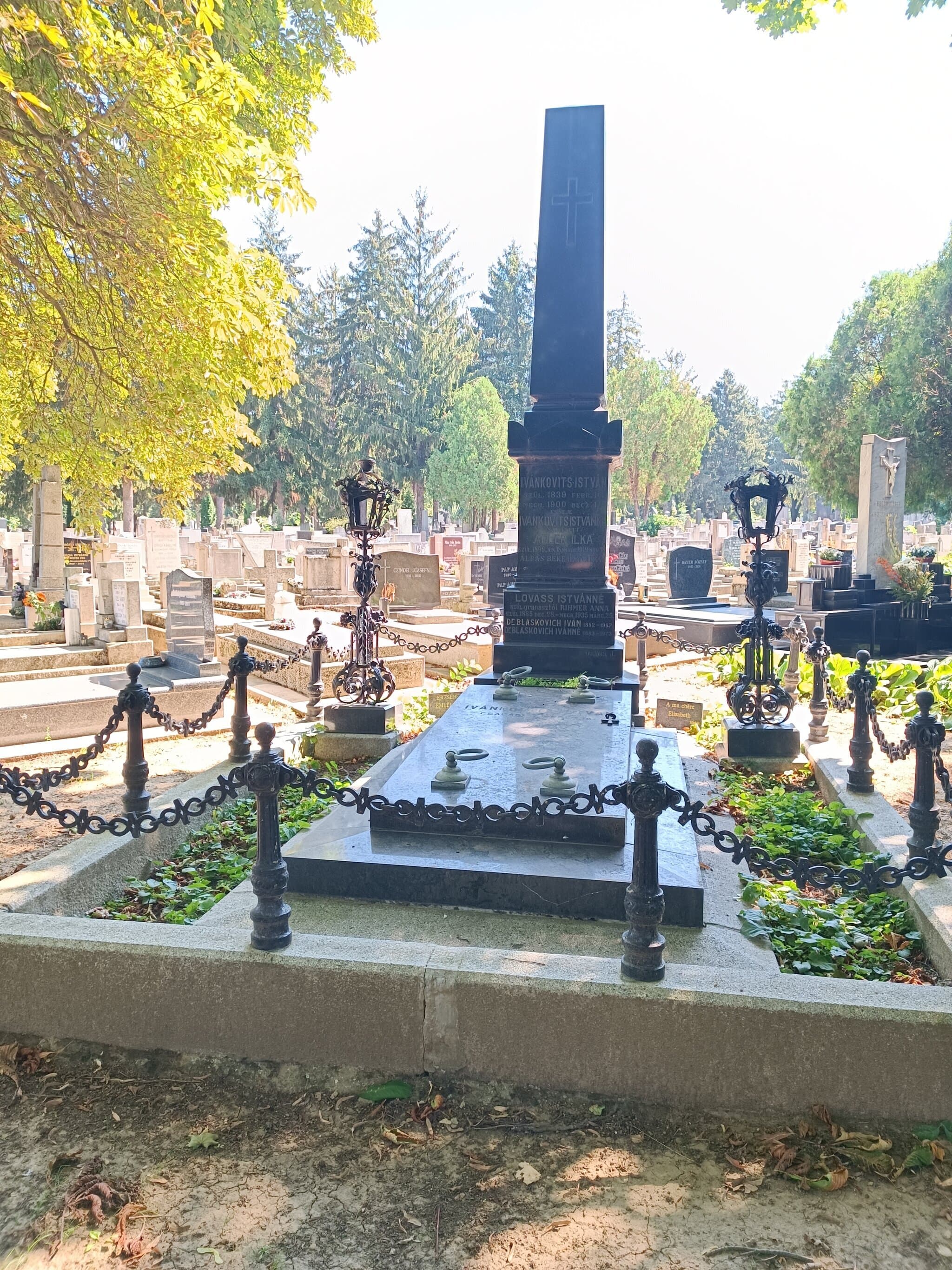 Blaskovich Iván sírja
