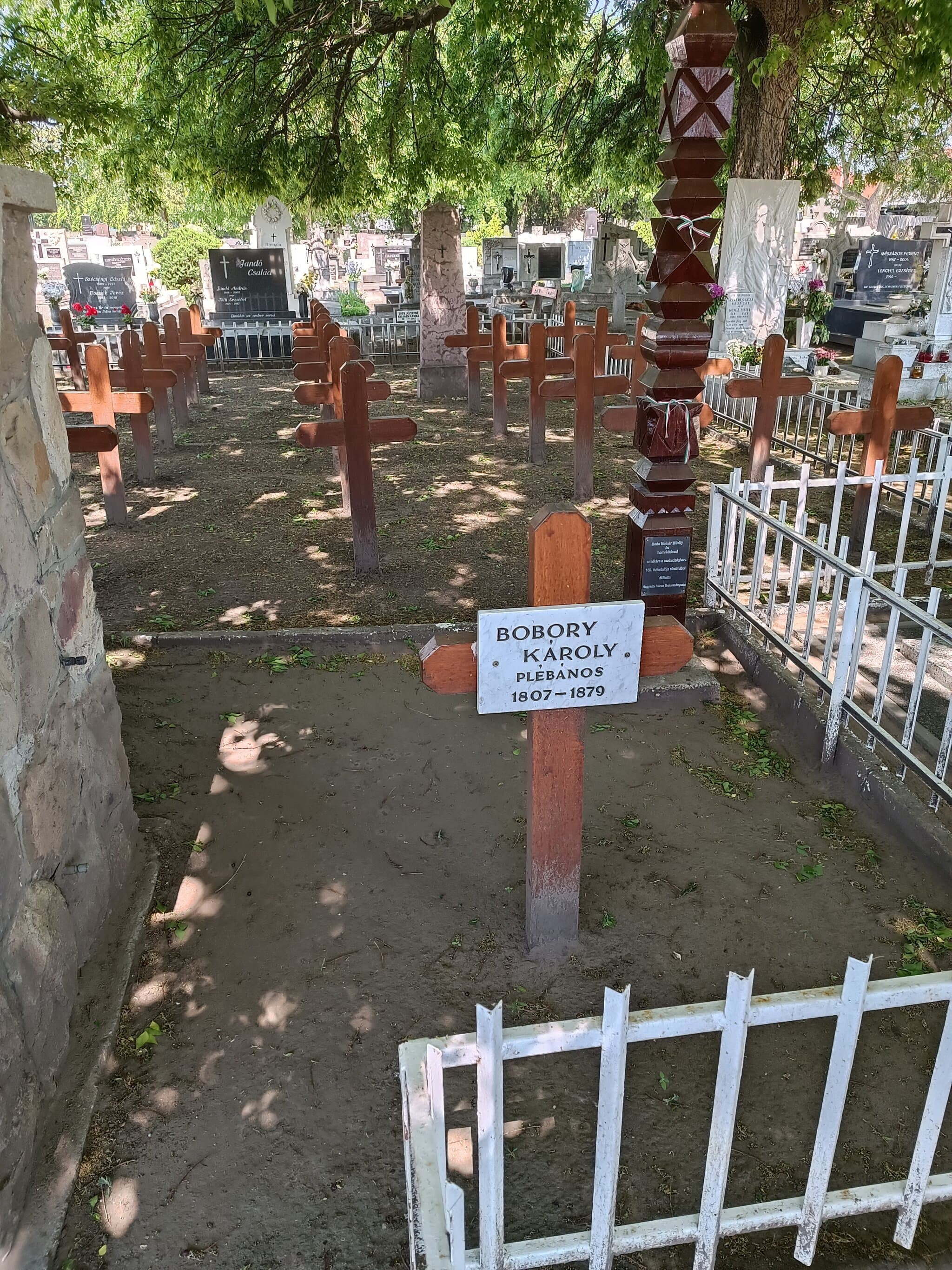 Bobory Károly sírja