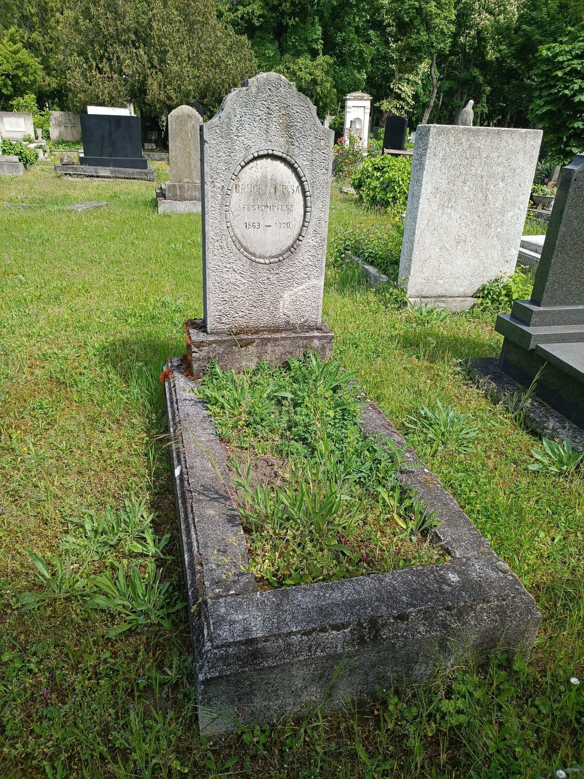 Bruck Miksa sírja