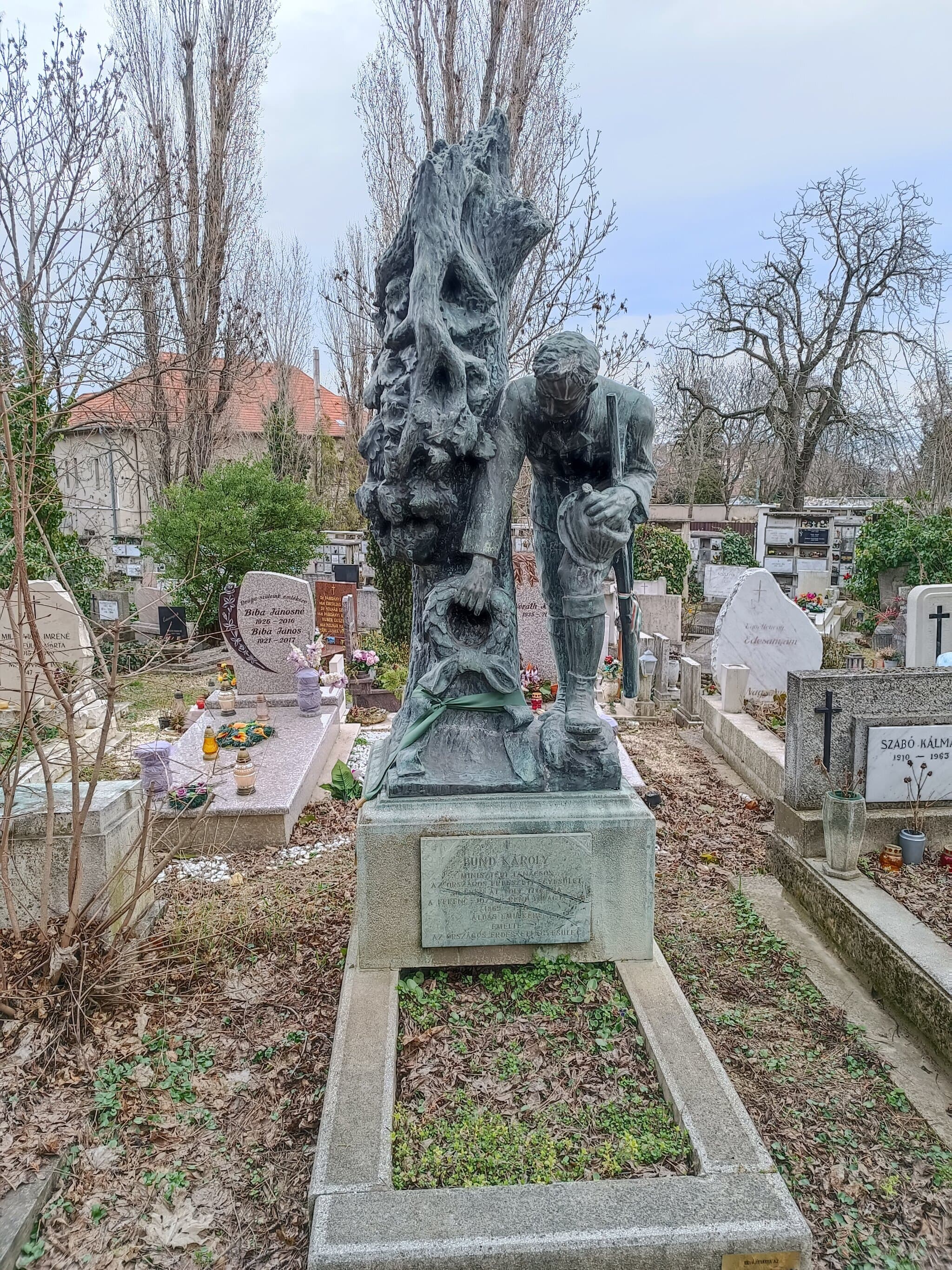 Bund Károly sírja