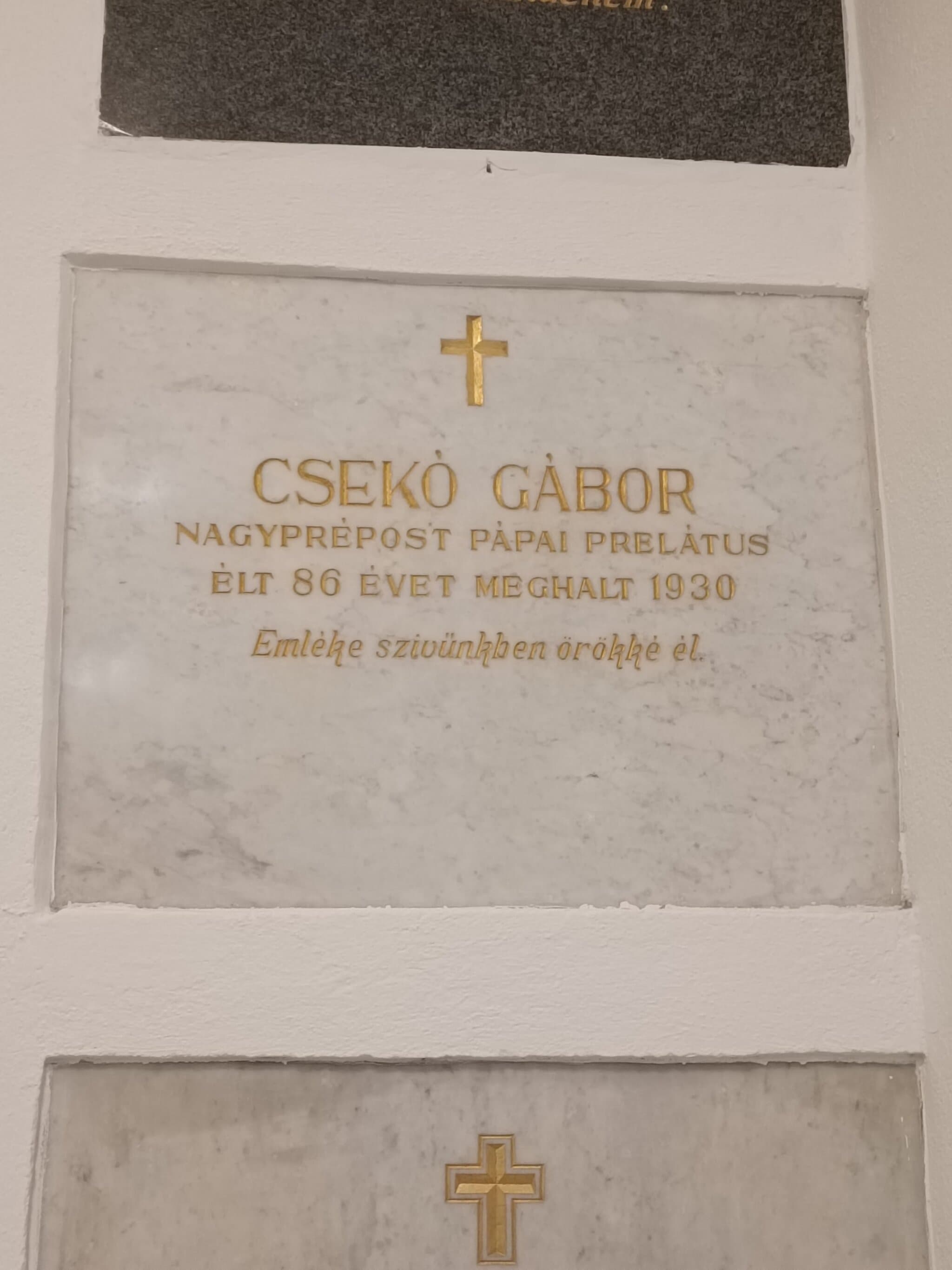 Csekó Gábor sírja