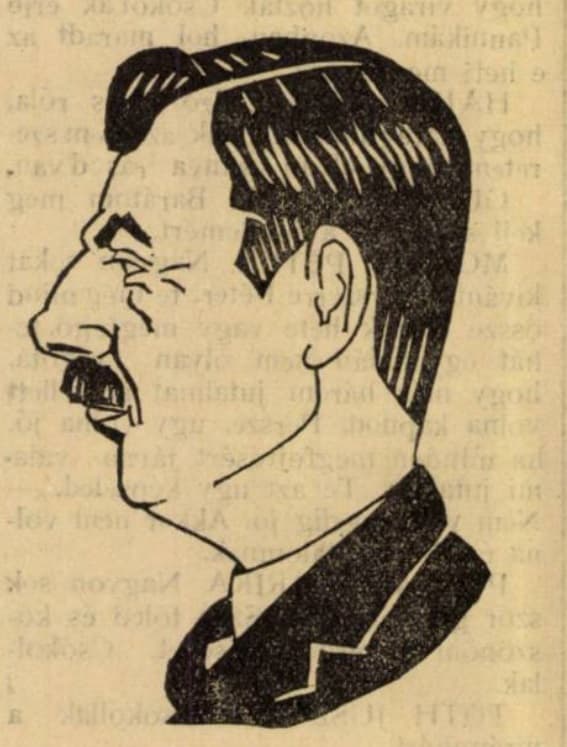 Cserna János portréja