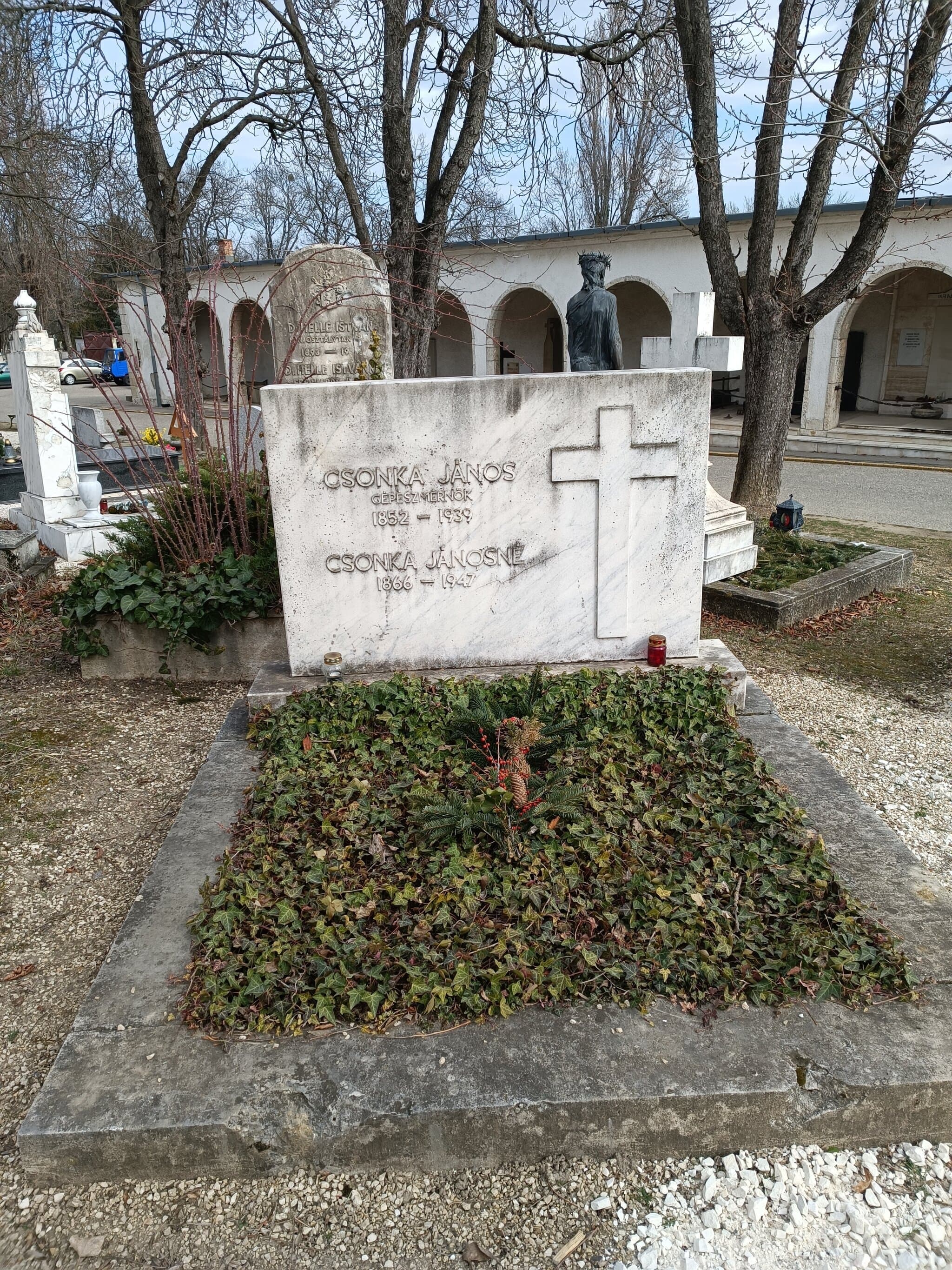 Csonka János sírja