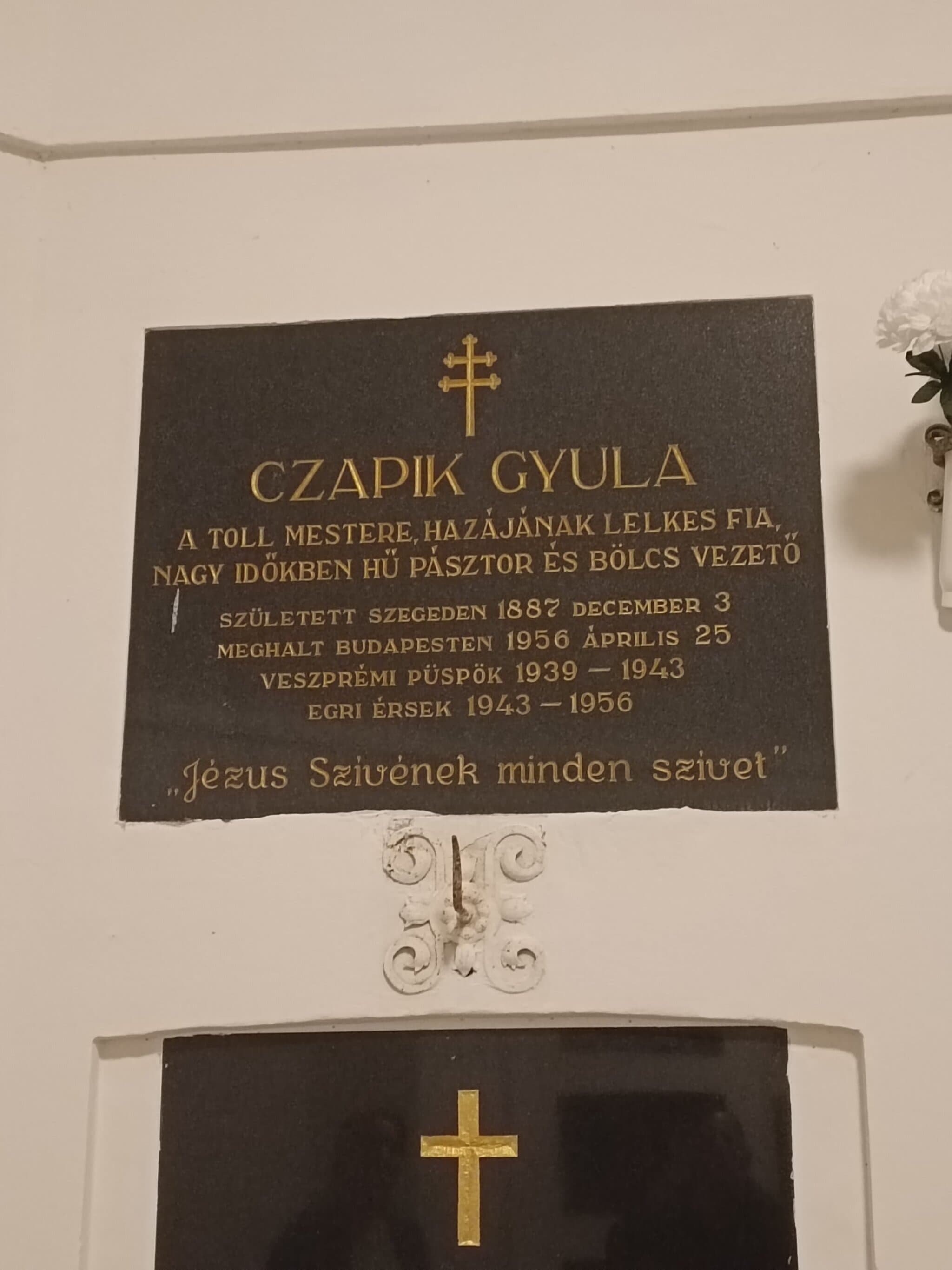 Czapik Gyula sírja