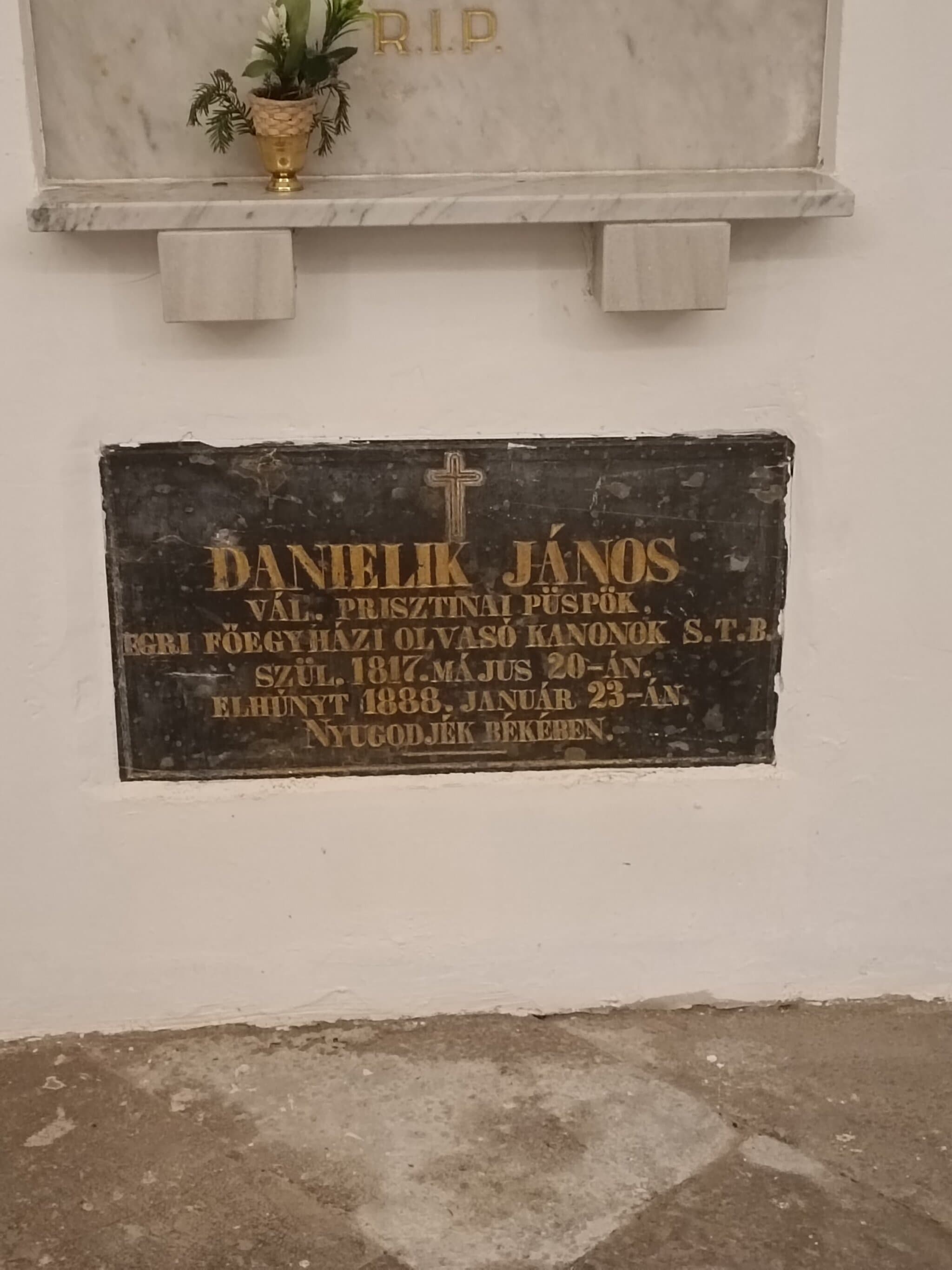 Danielik János sírja