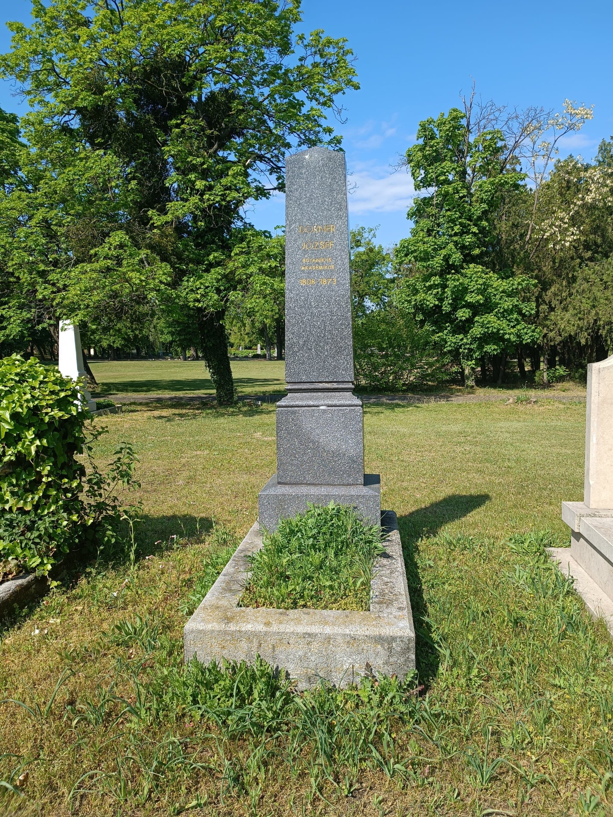 Dorner József sírja