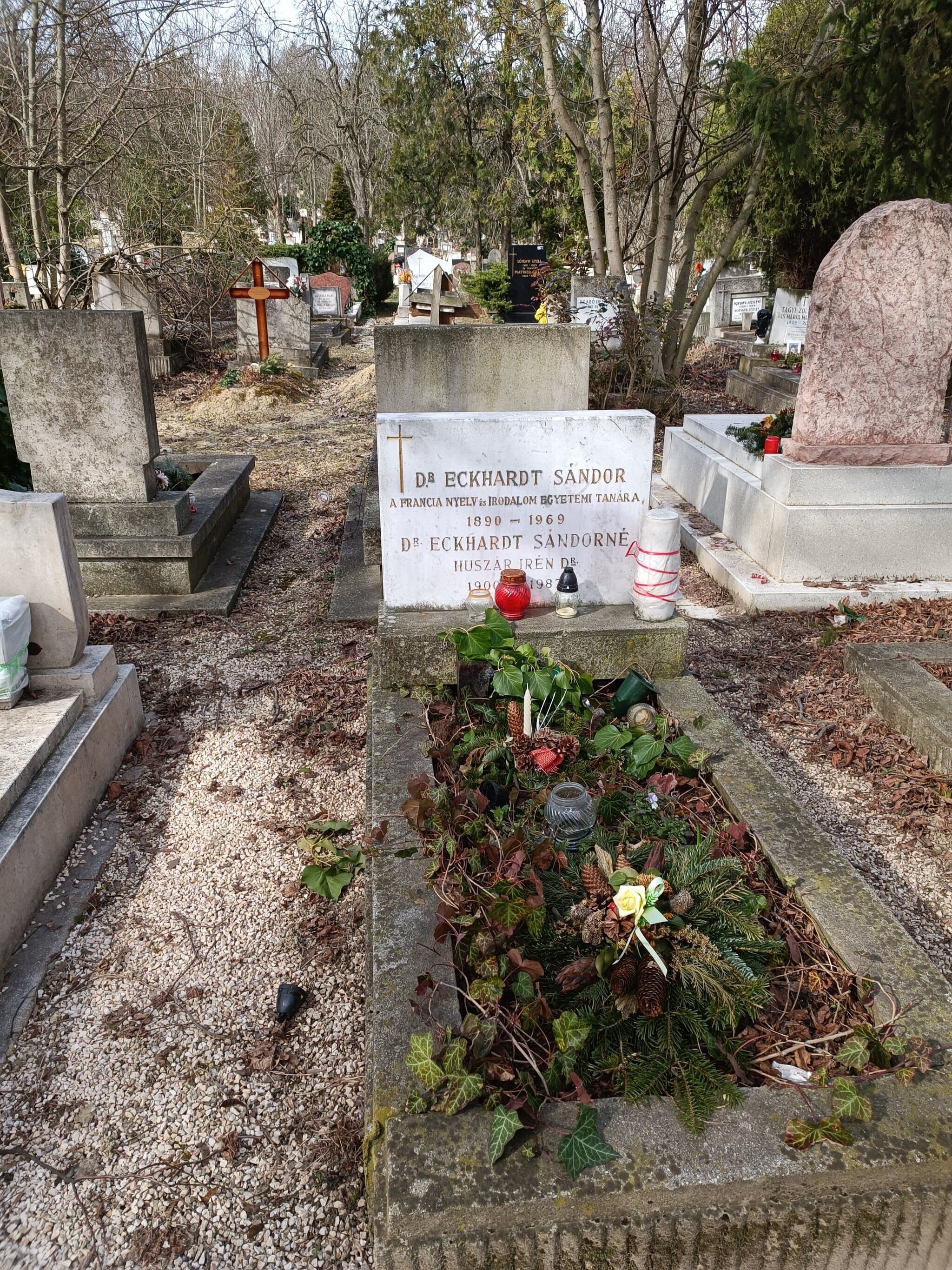 Eckhardt Sándor sírja