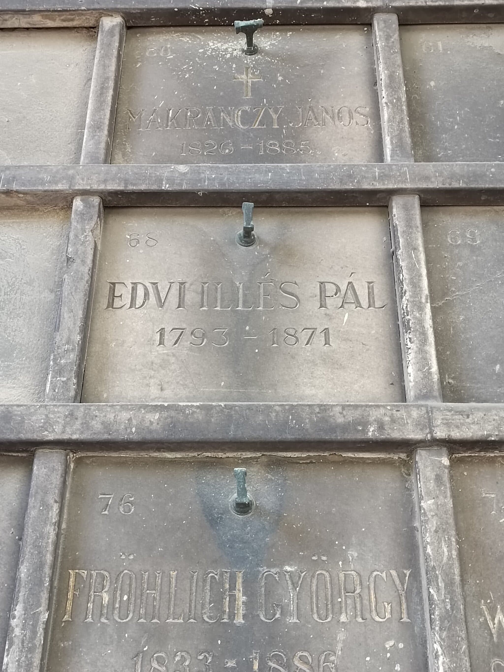 Edvi Illés Pál sírja