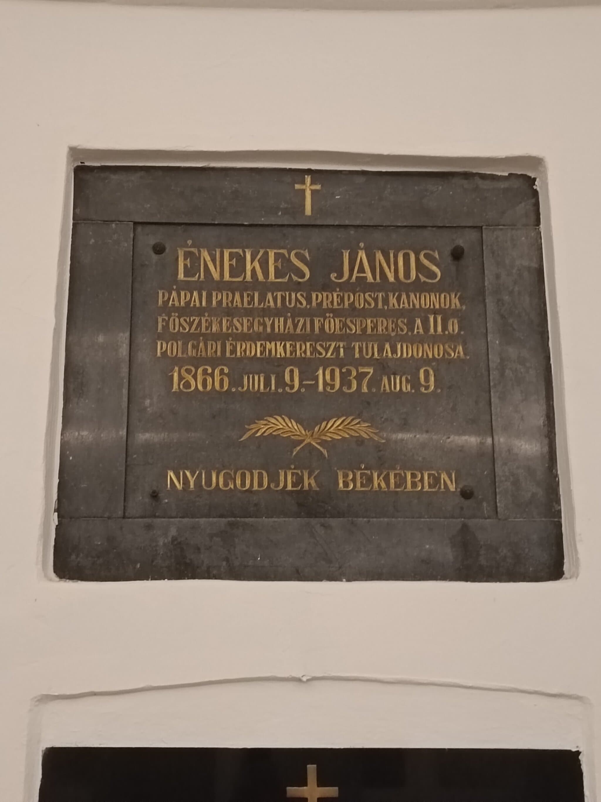 Énekes János sírja