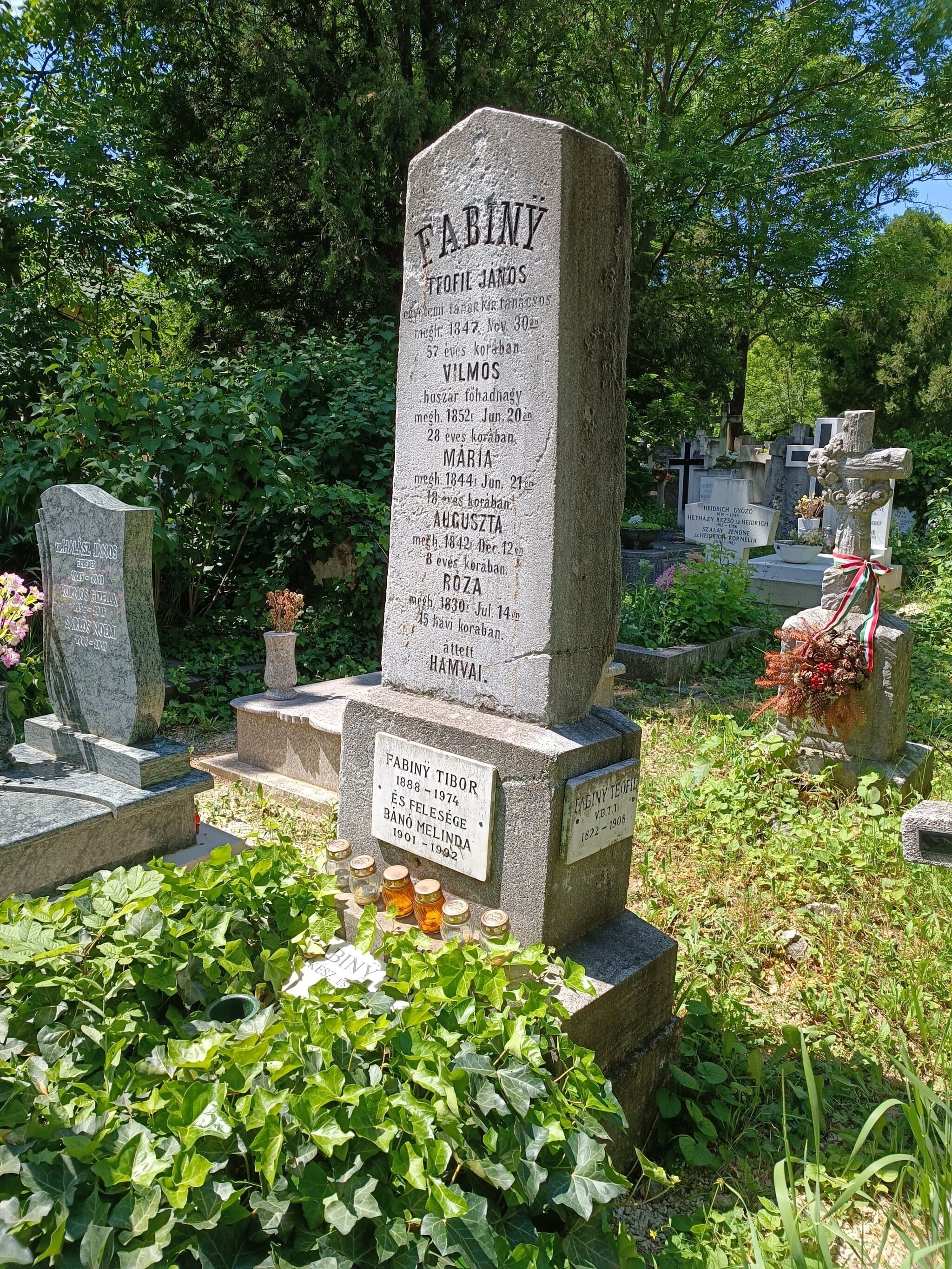 Fabinÿ Teofil sírja