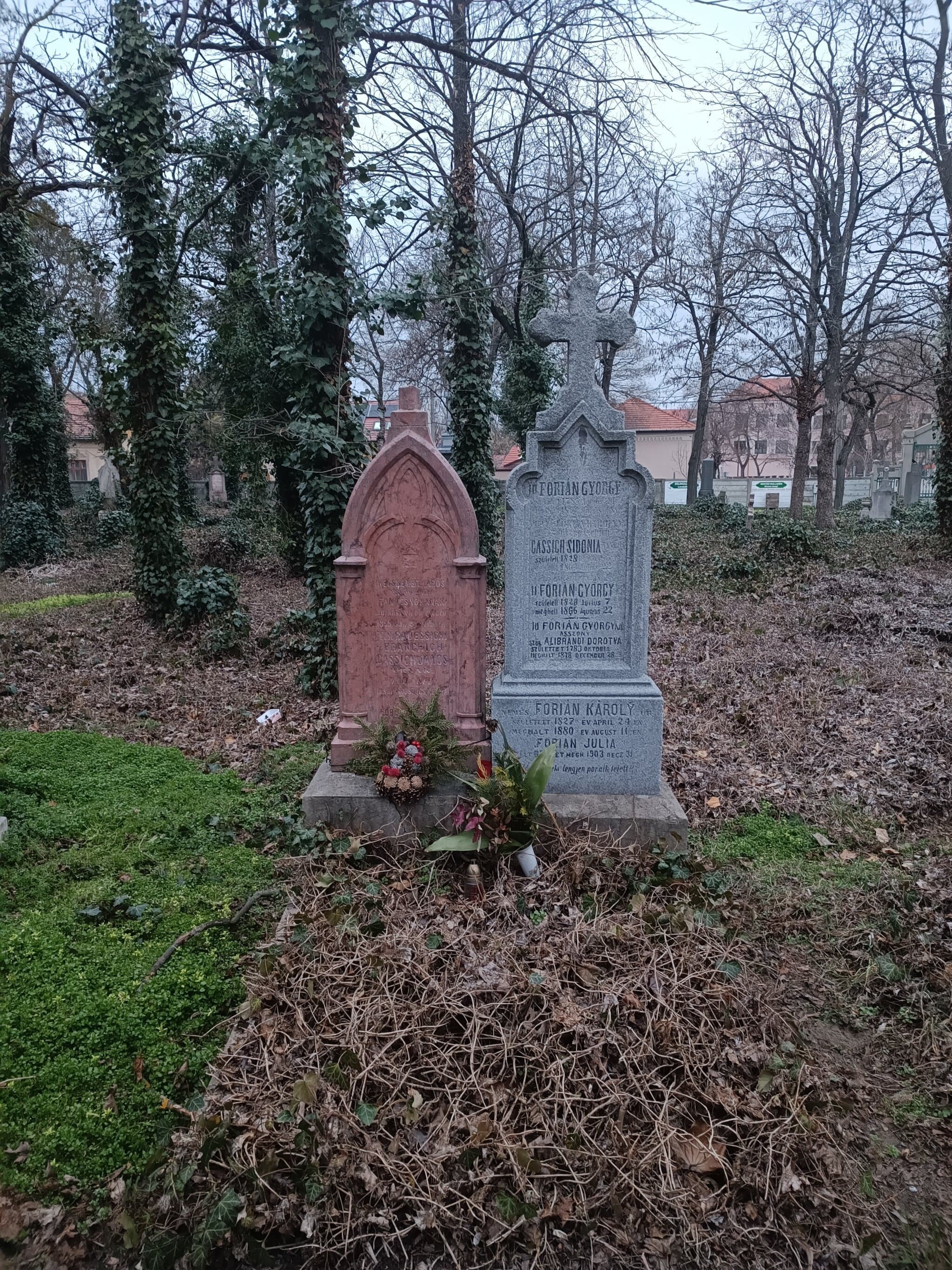 Fórián Károly sírja