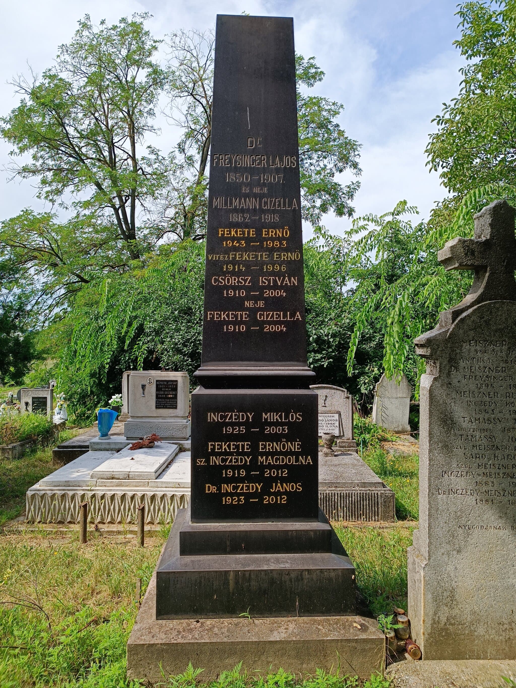 Freysinger Lajos sírja