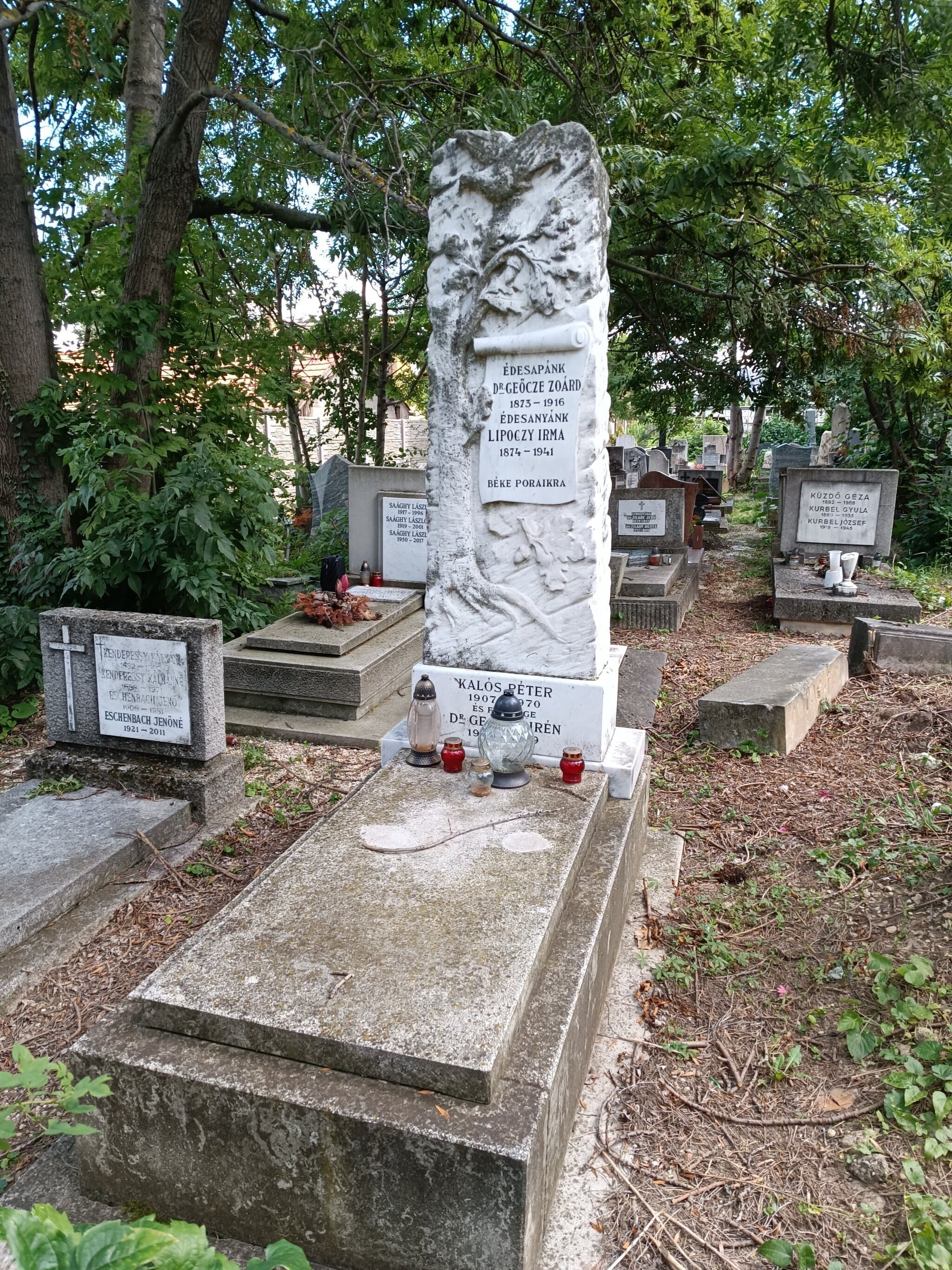szendrői Geőcze Zoárd sírja