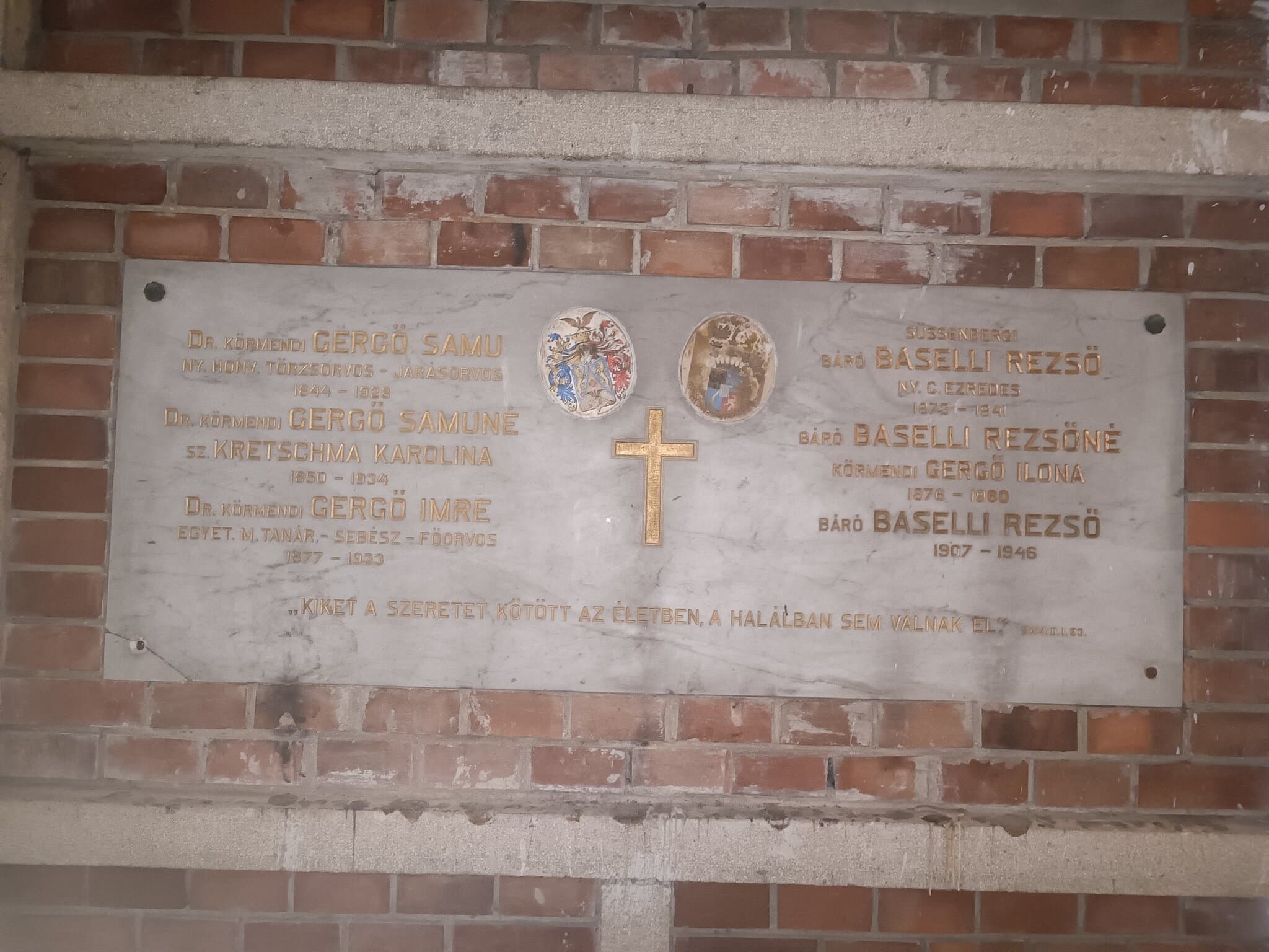 körmendi Gergő Imre sírja