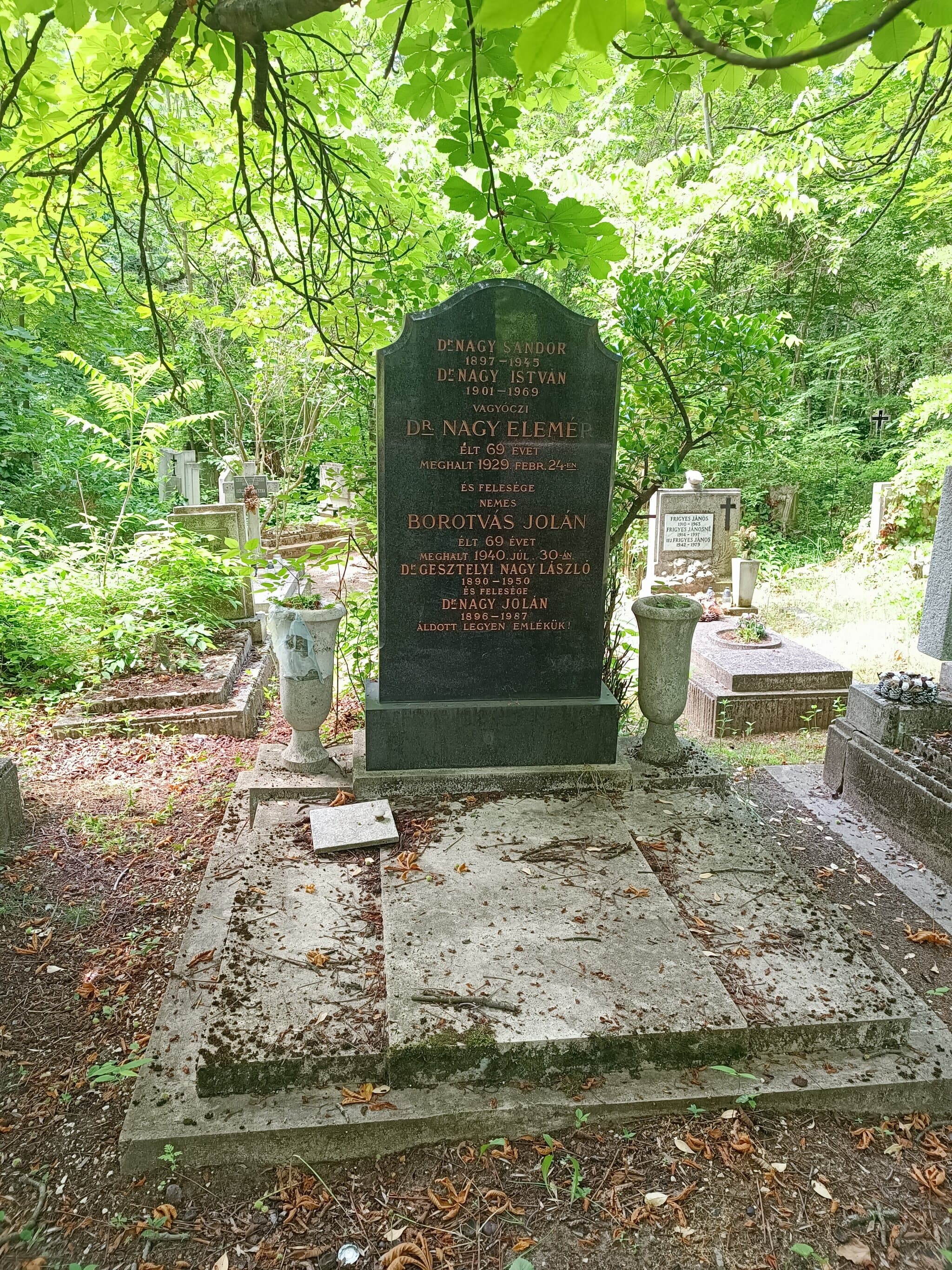 Gesztelyi Nagy László sírja