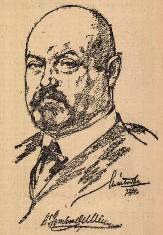Gombos Ferenc Albin portréja