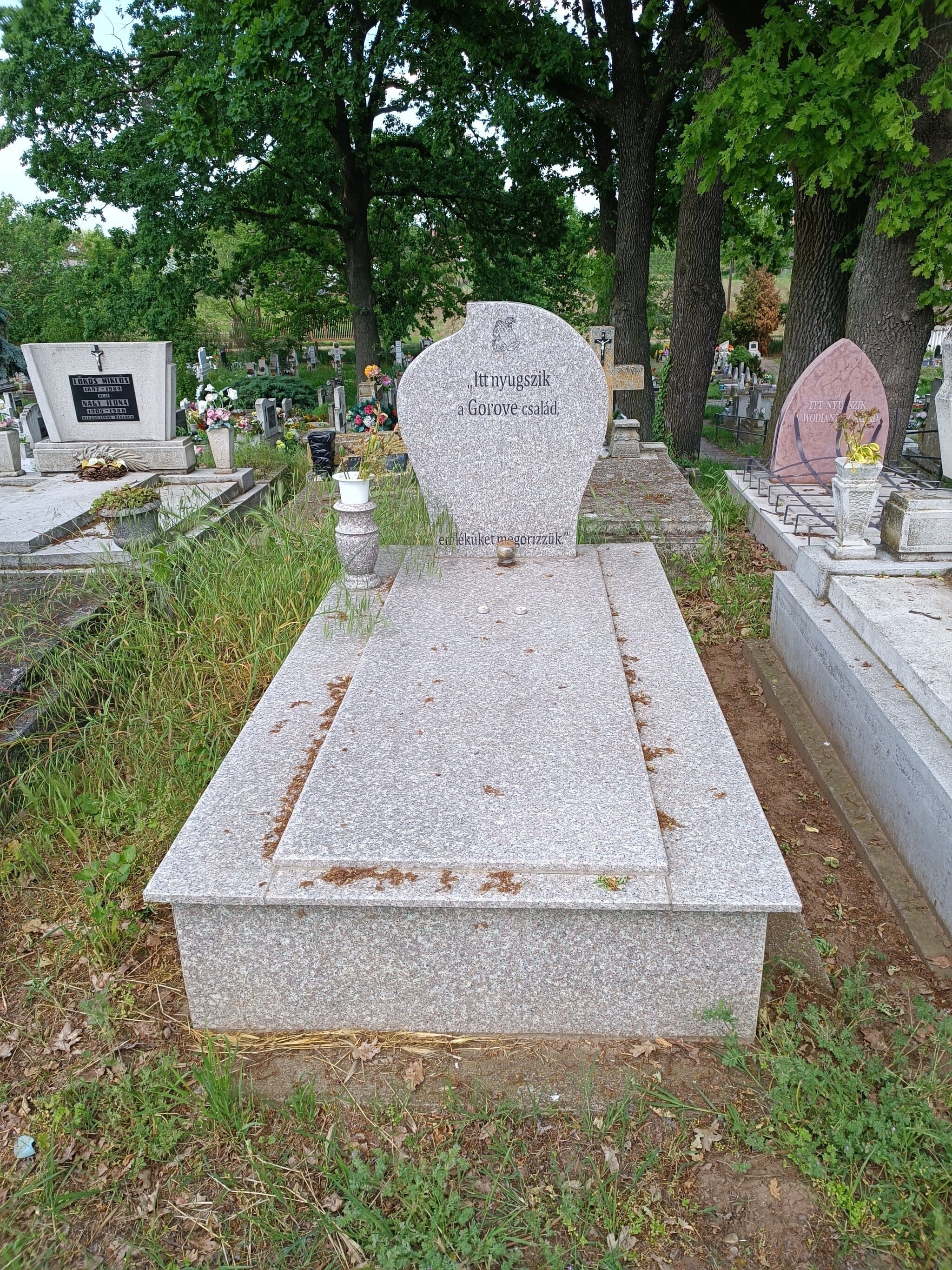 gattájai Gorove István sírja
