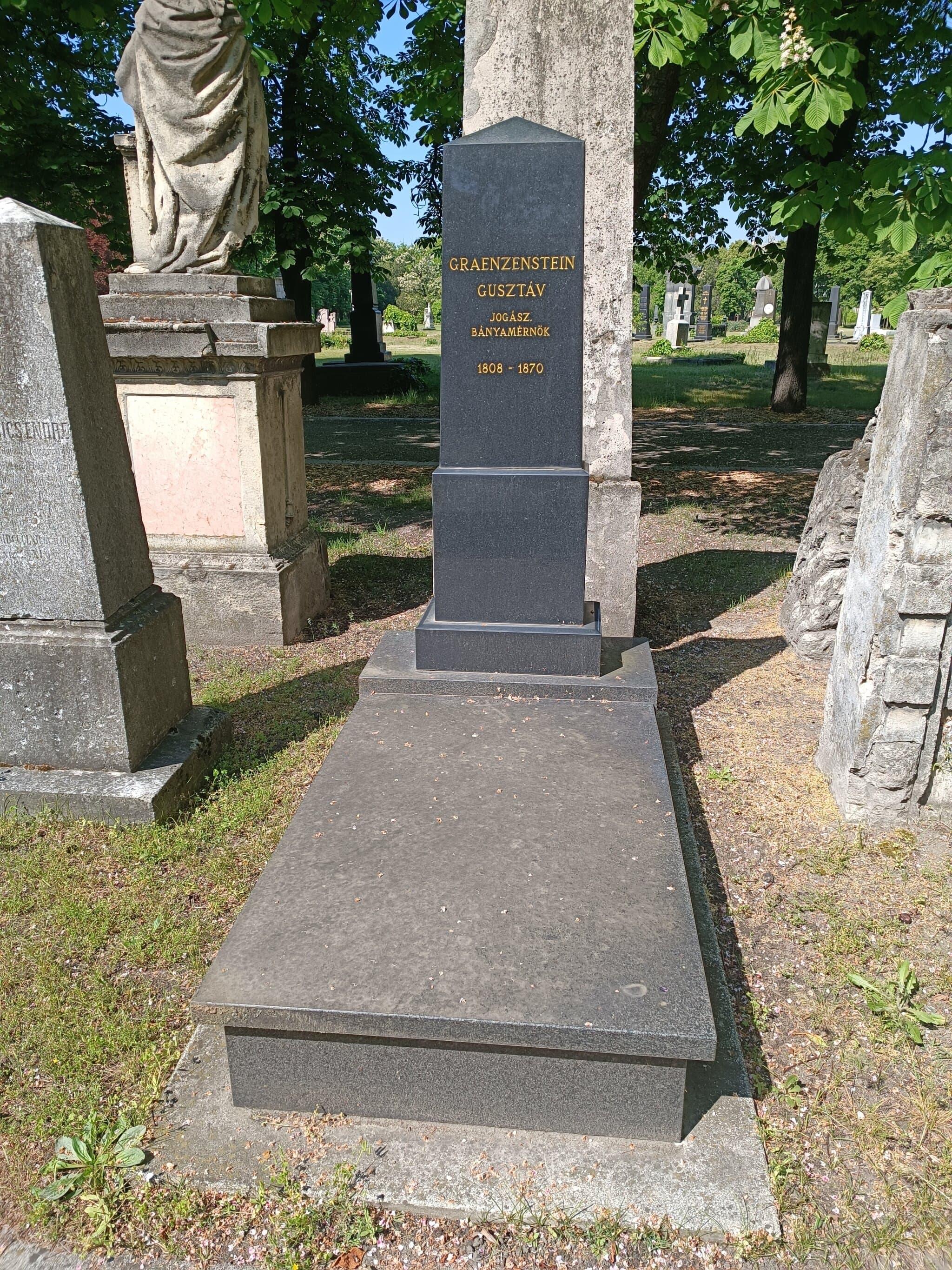 Graenzenstein Gusztáv sírja