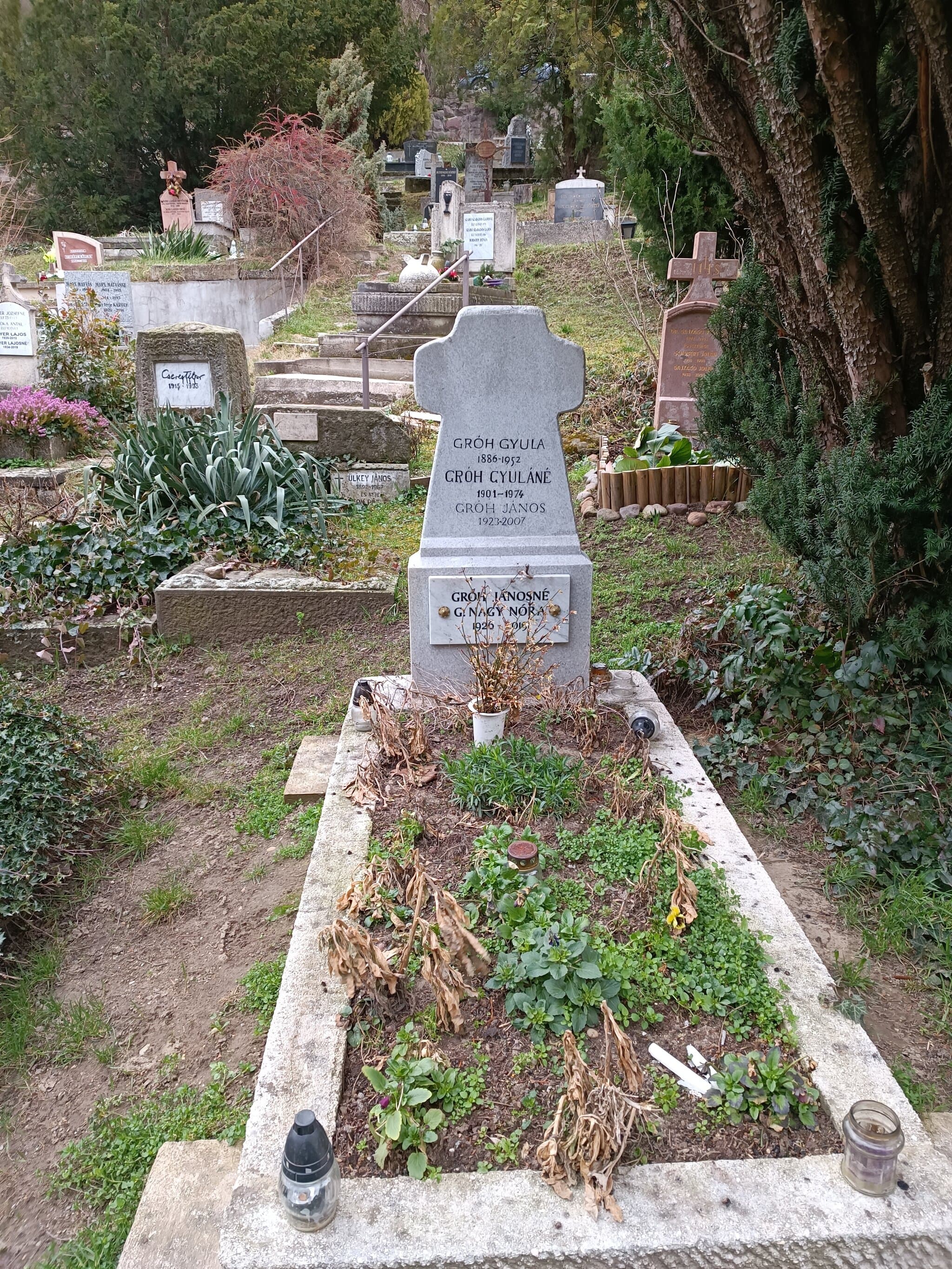 Gróh Gyula sírja