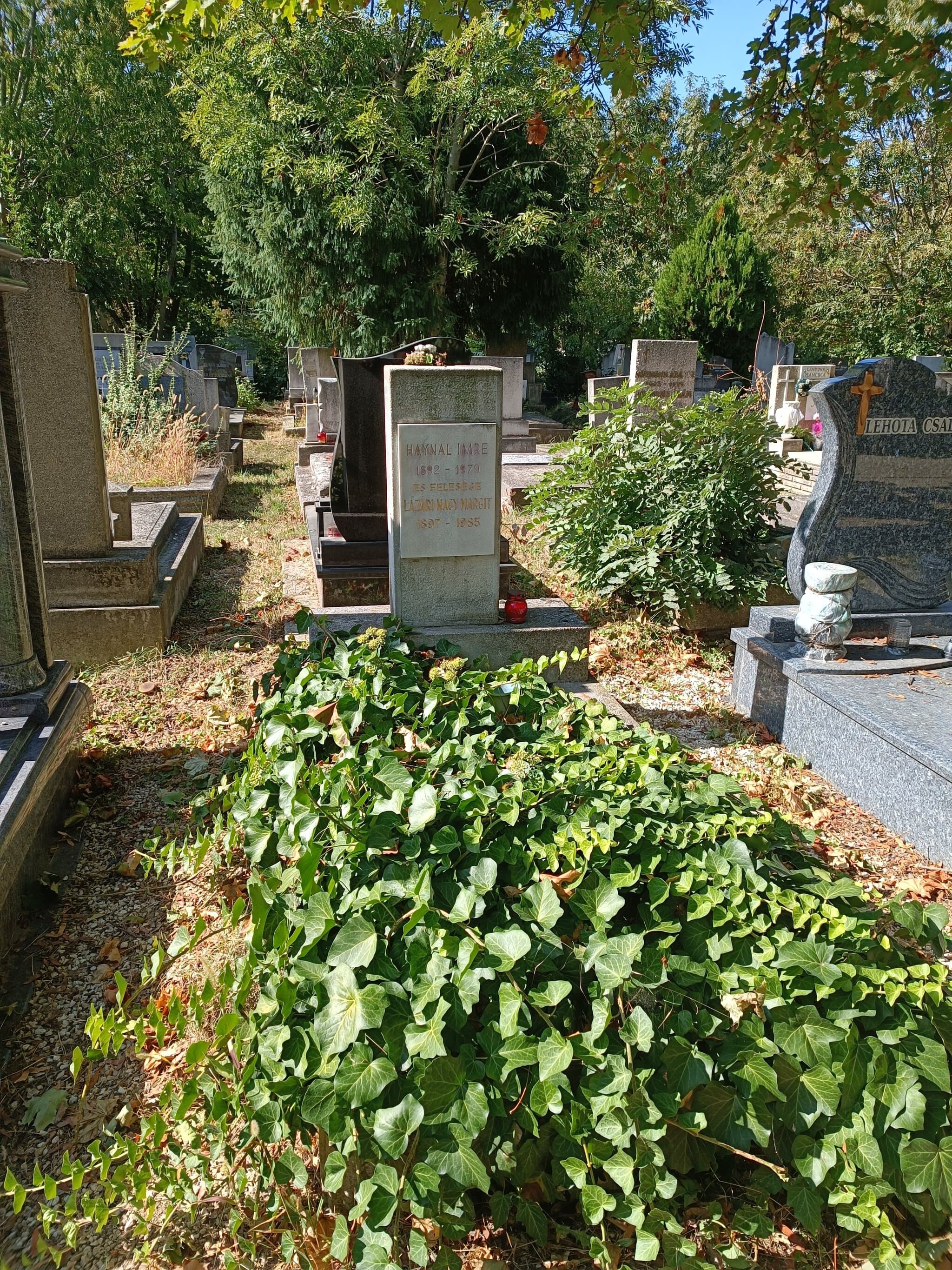 váradi Haynal Imre sírja