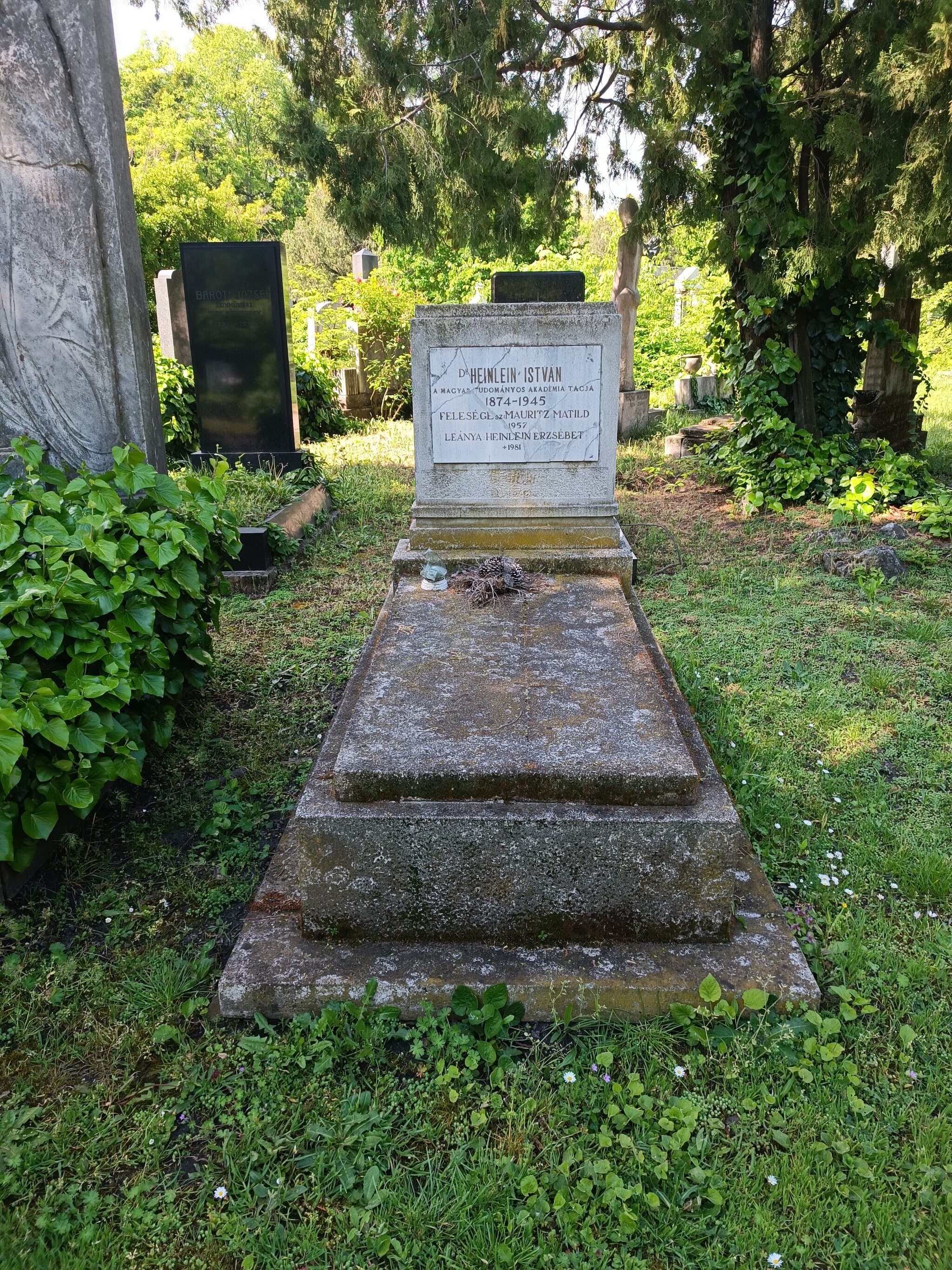 Heinlein István sírja