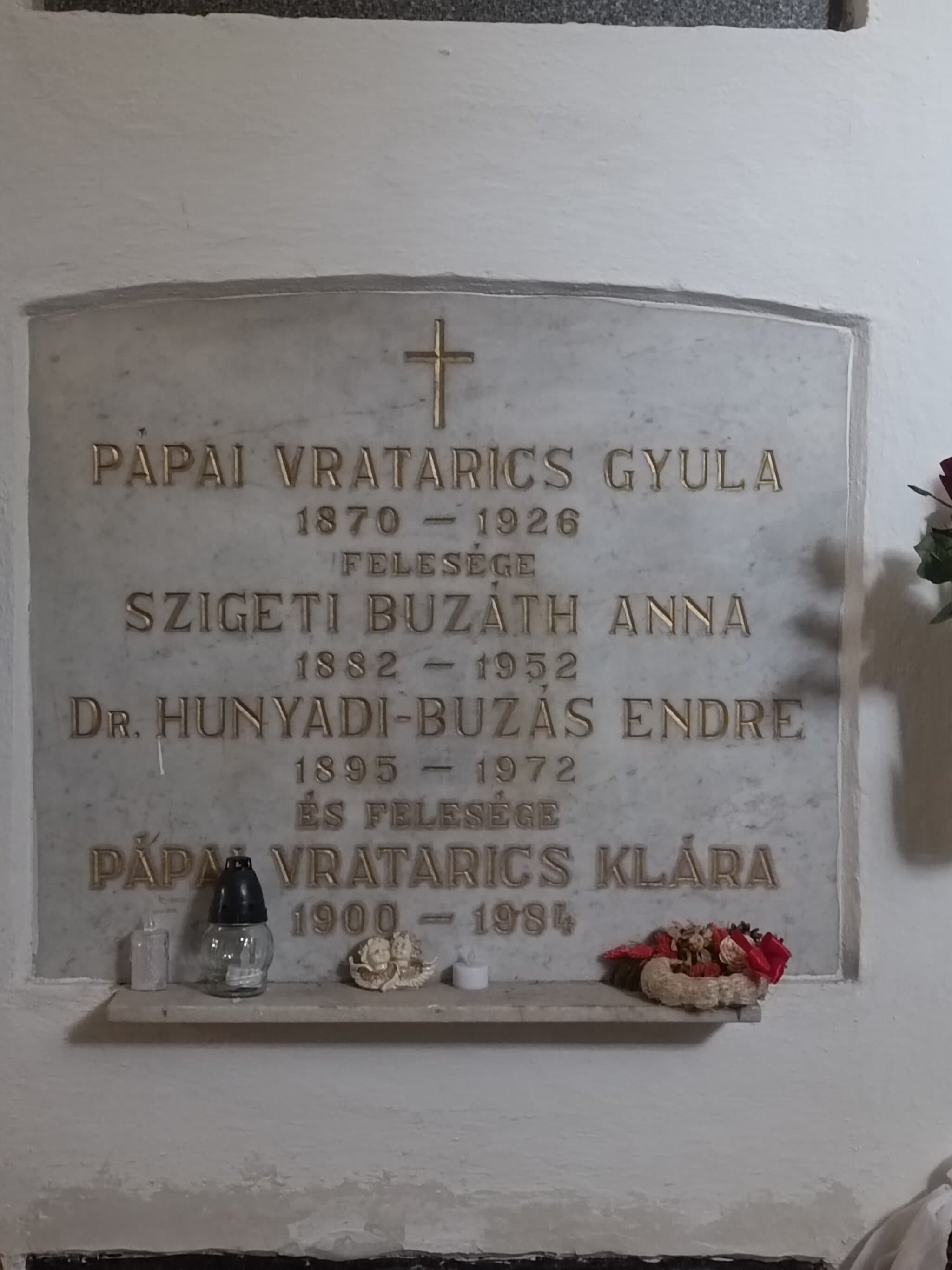 Hunyadi-Buzás Endre sírja