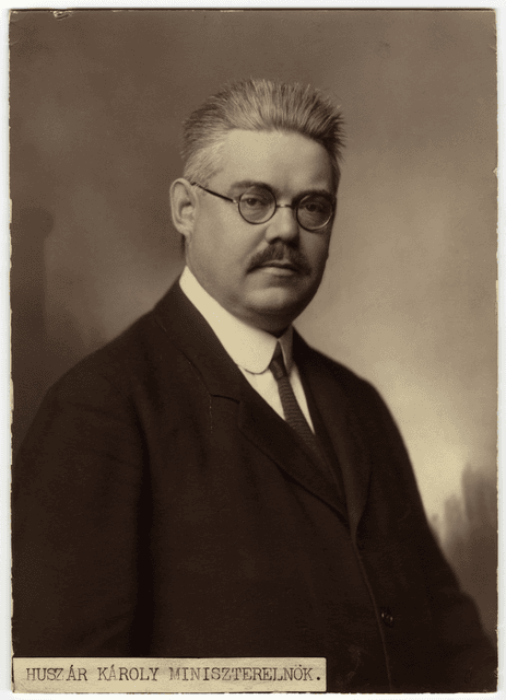 Huszár Károly portréja