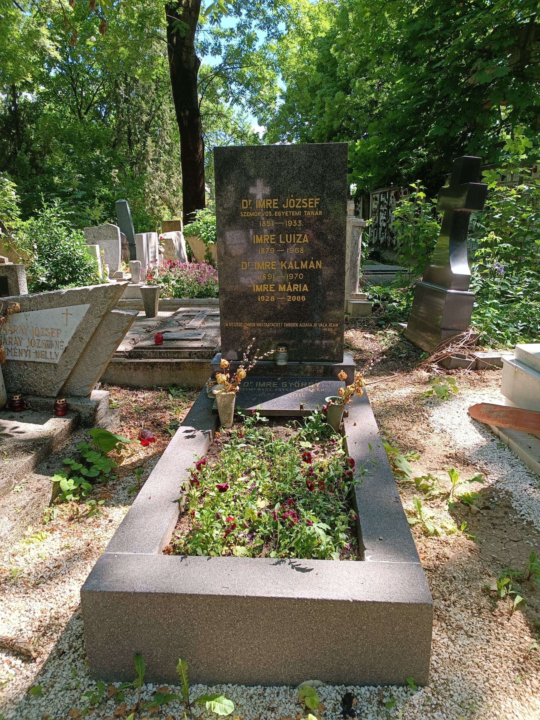 Imre József sírja