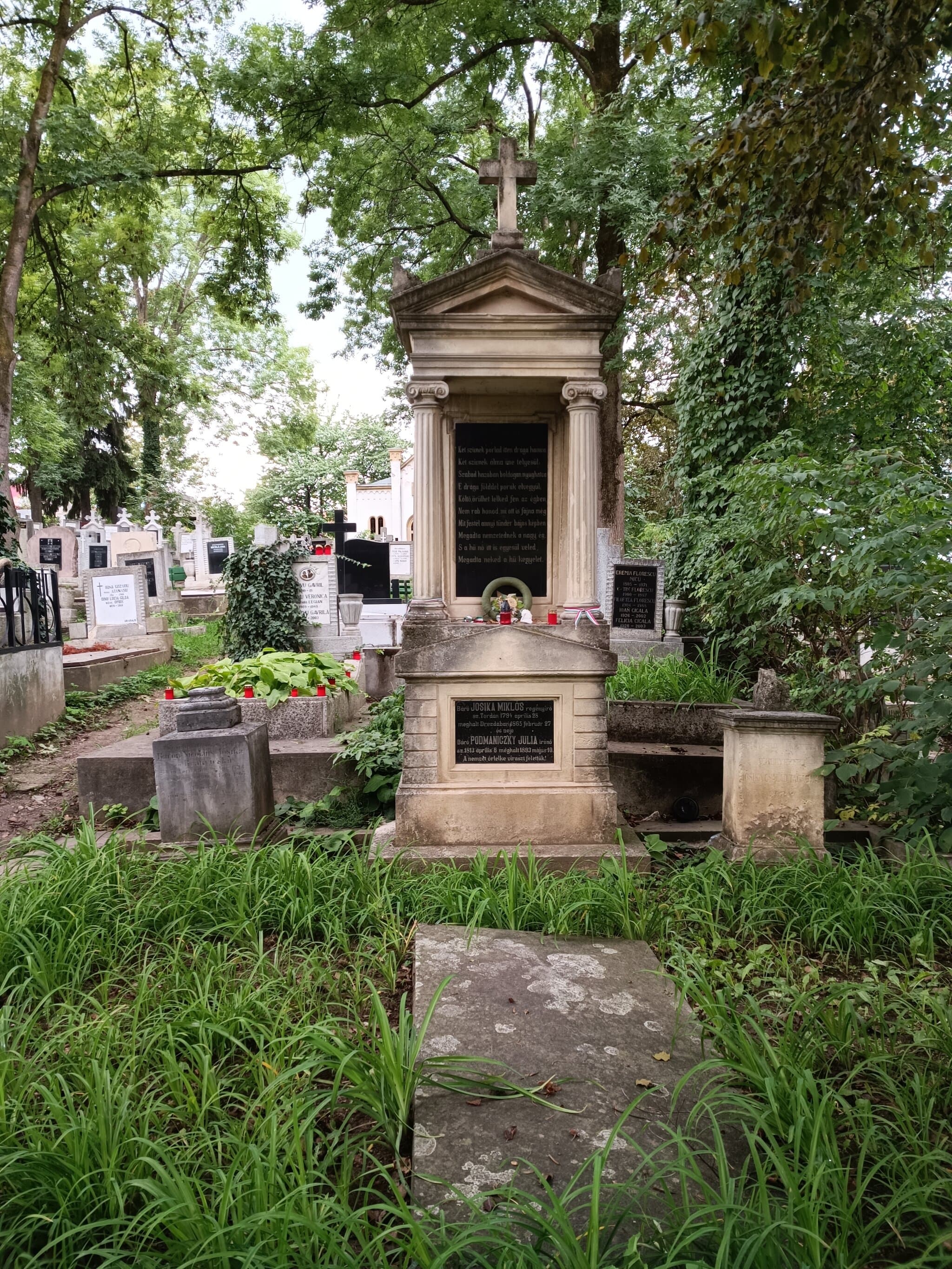 branyicskai báró Jósika Miklós 1794 sírja