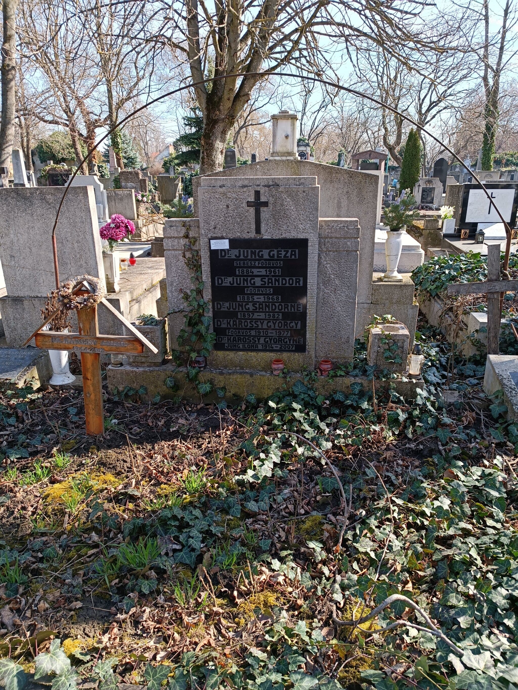 Jung Géza sírja