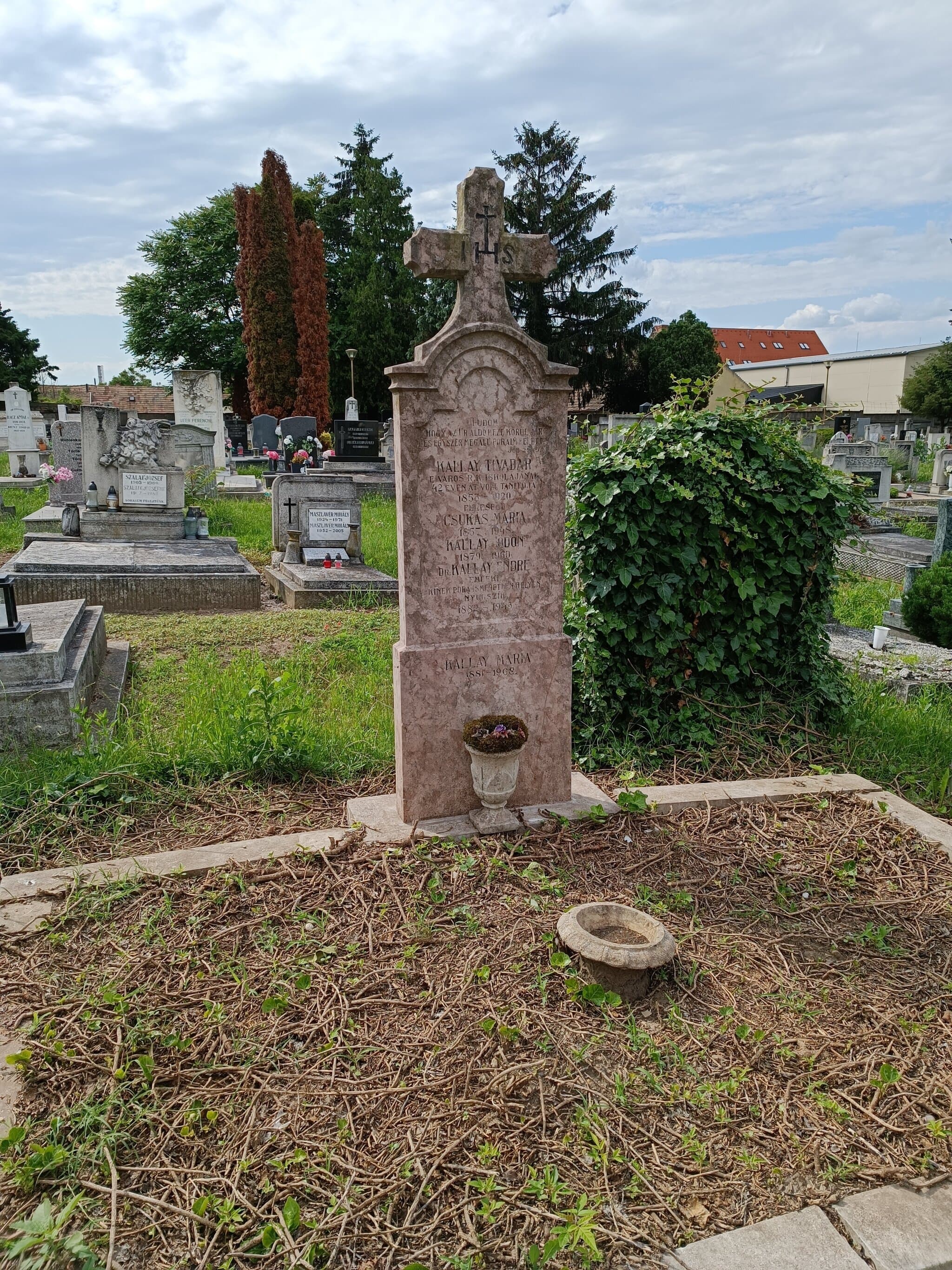 Kállay Endre sírja