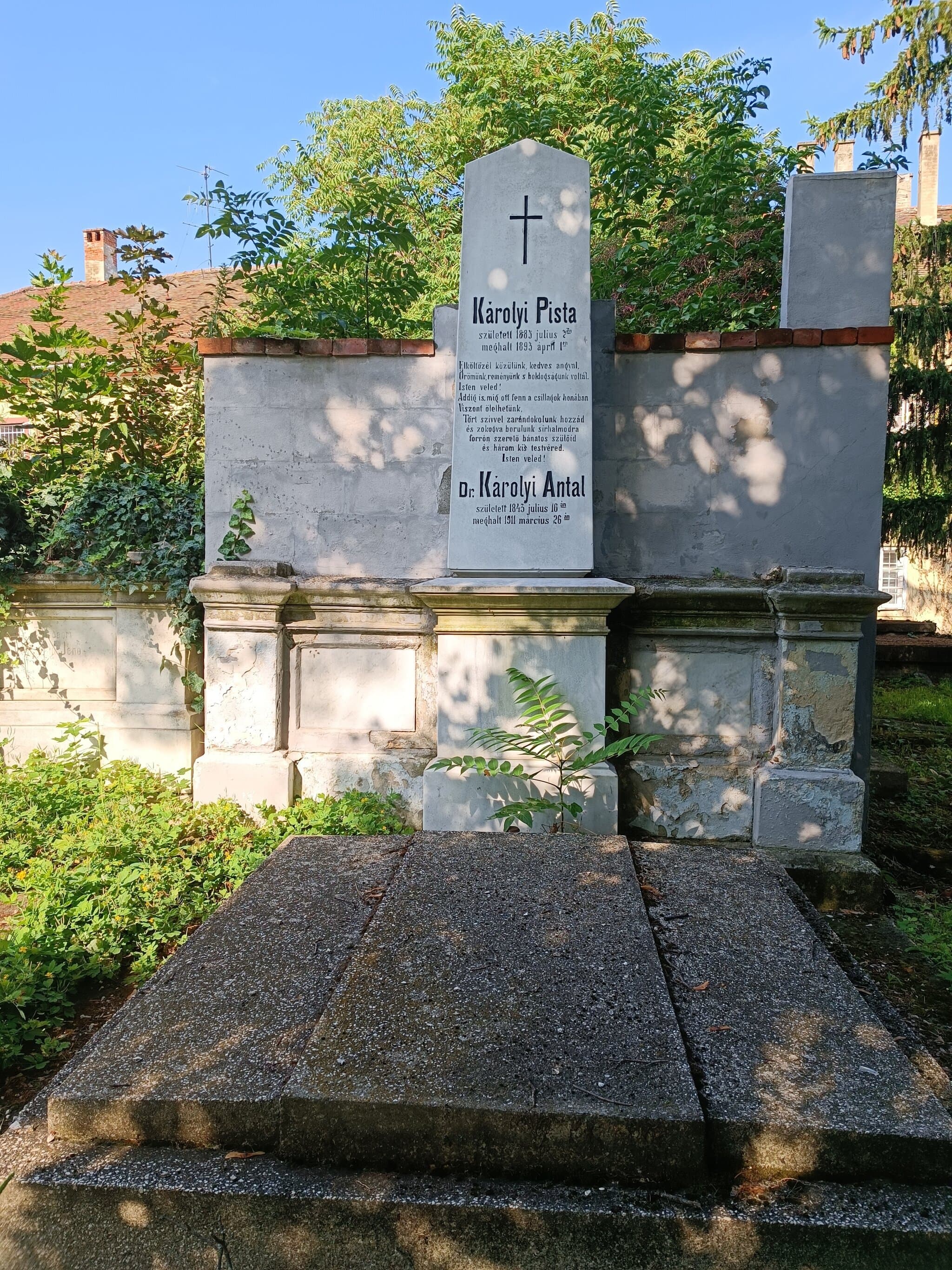 Károlyi Antal sírja