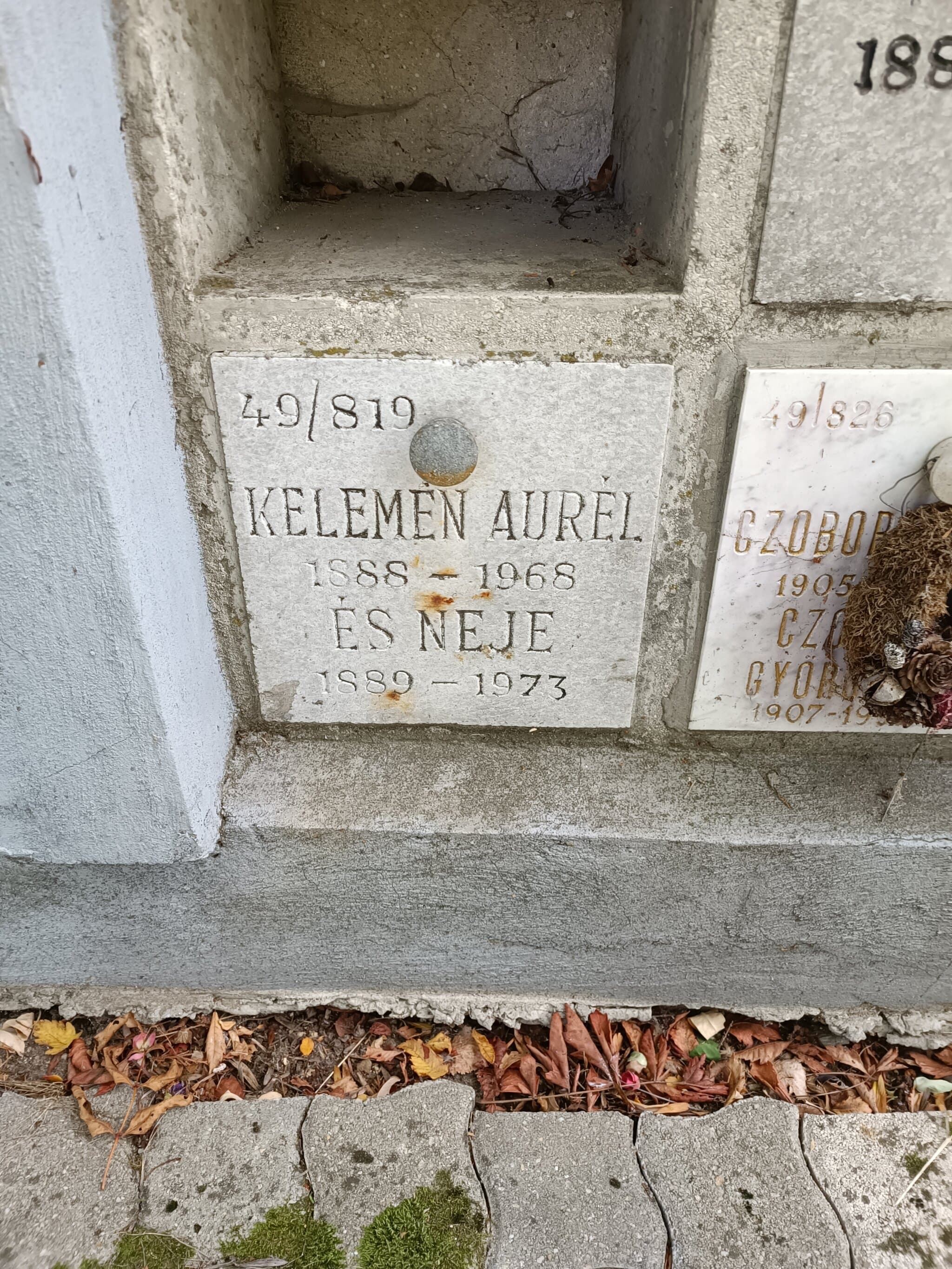 Kelemen Aurél sírja