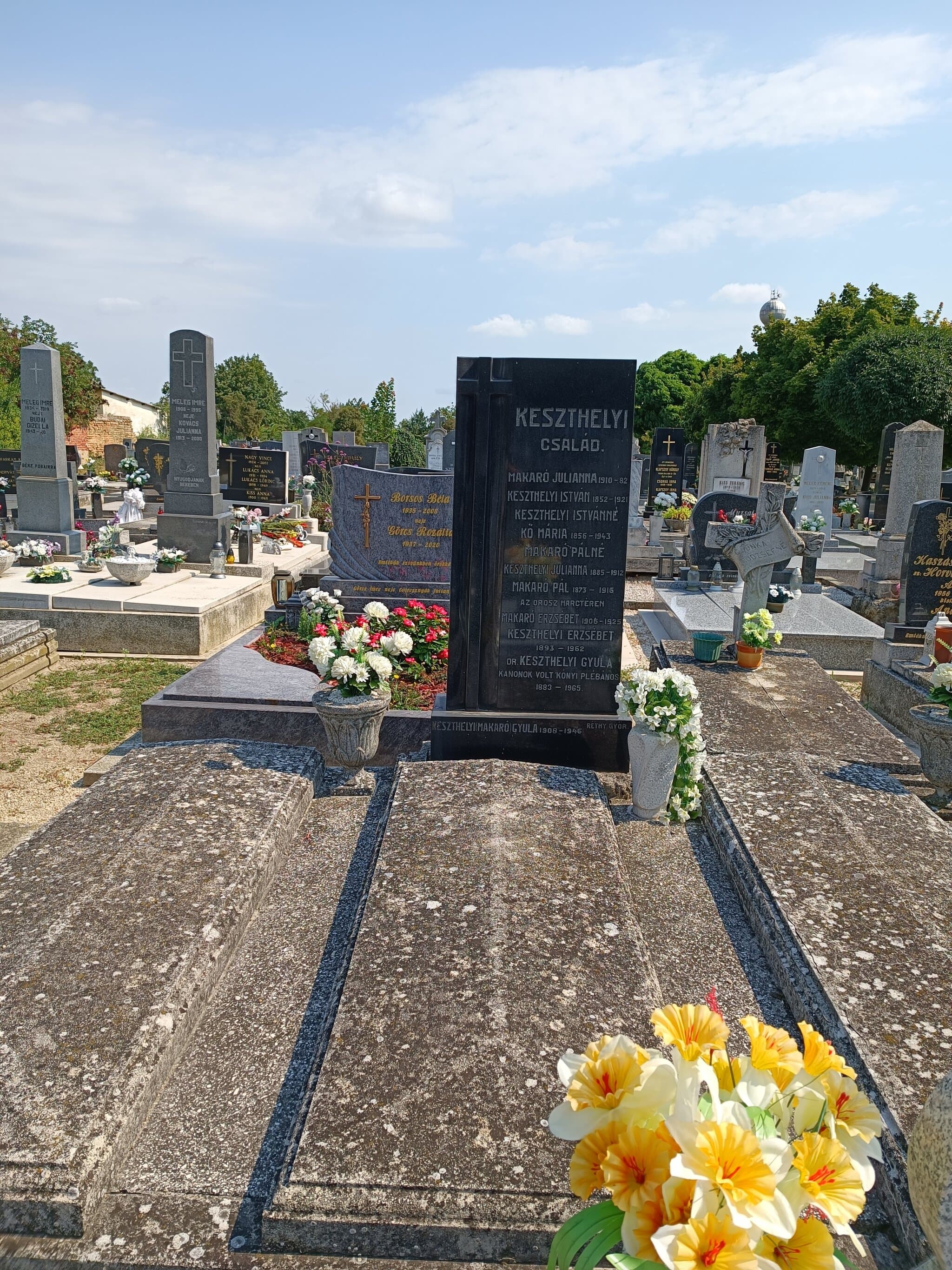 Keszthelyi Gyula sírja
