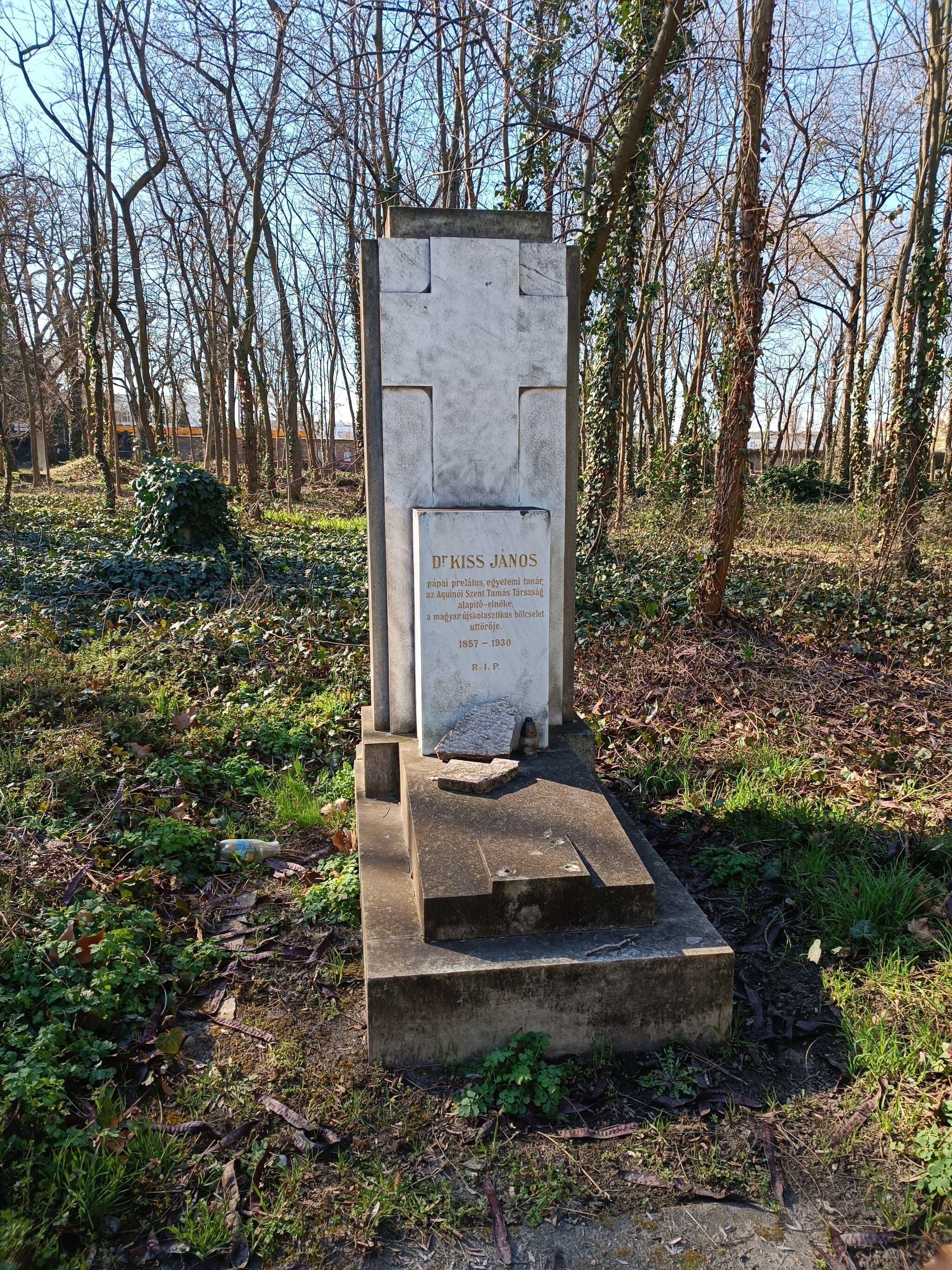 Kiss János 1857 sírja