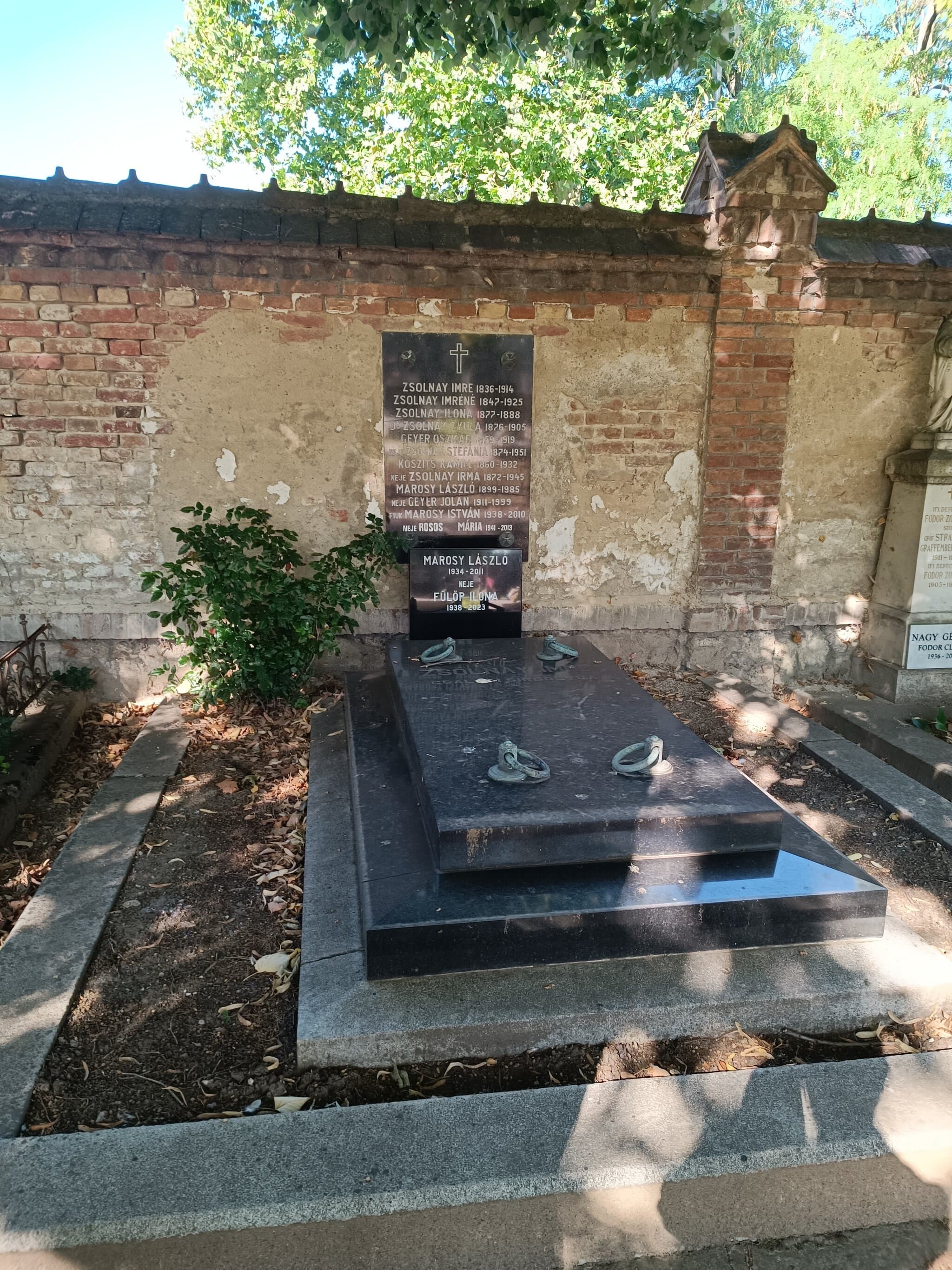 Koszits Kamill sírja