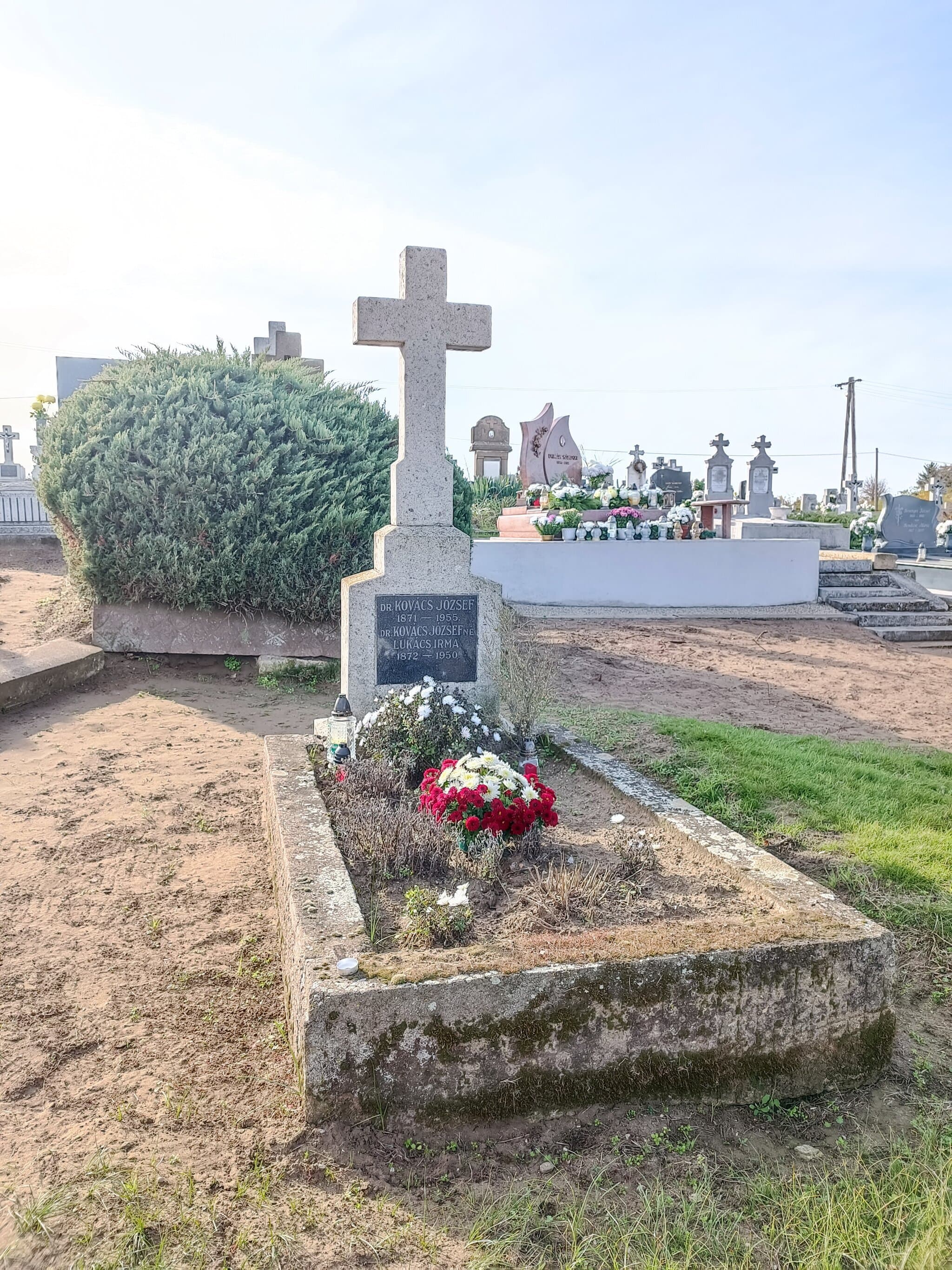 erdőteleki Kovács József 1871 sírja