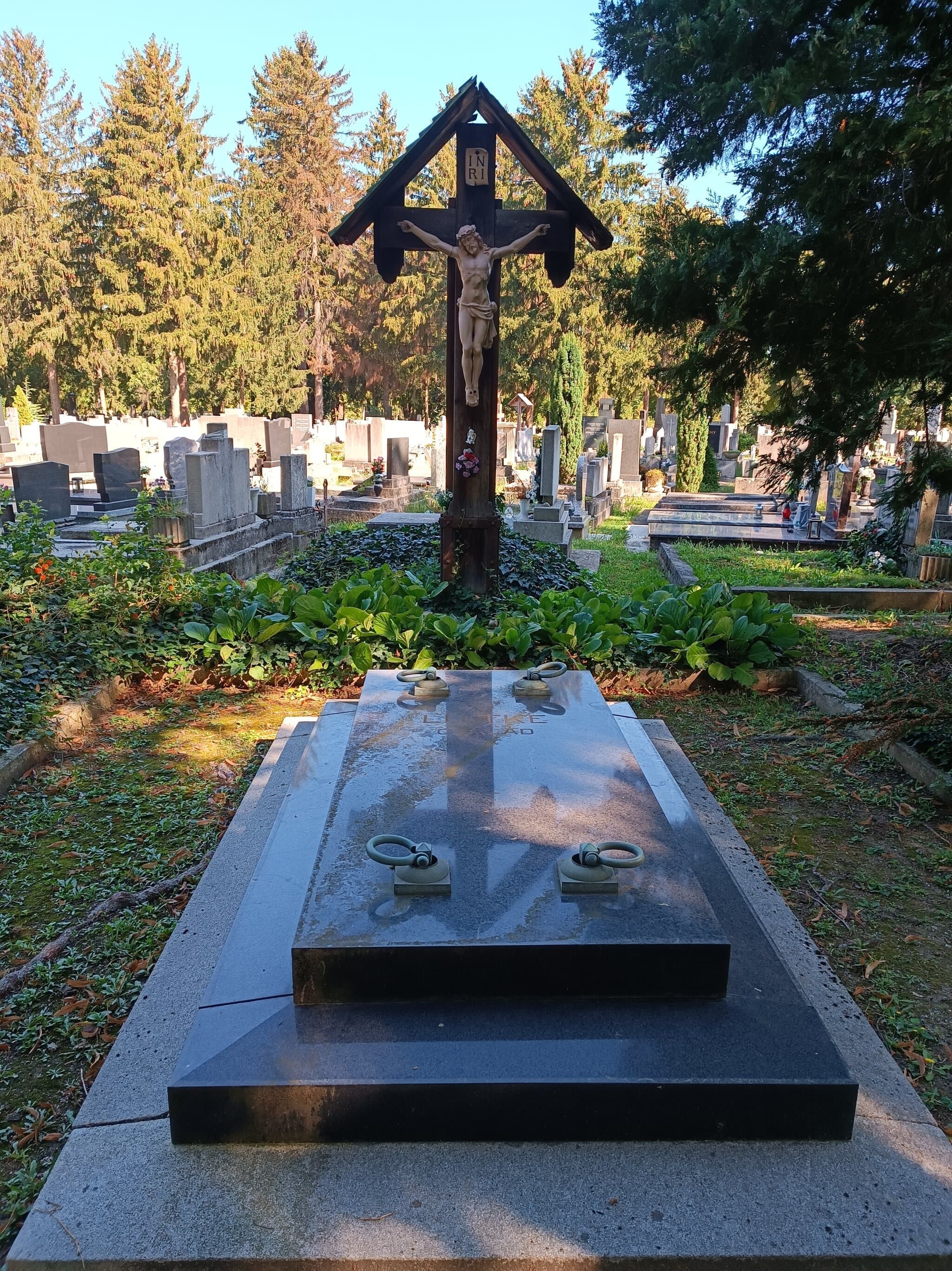 Littke József id. sírja
