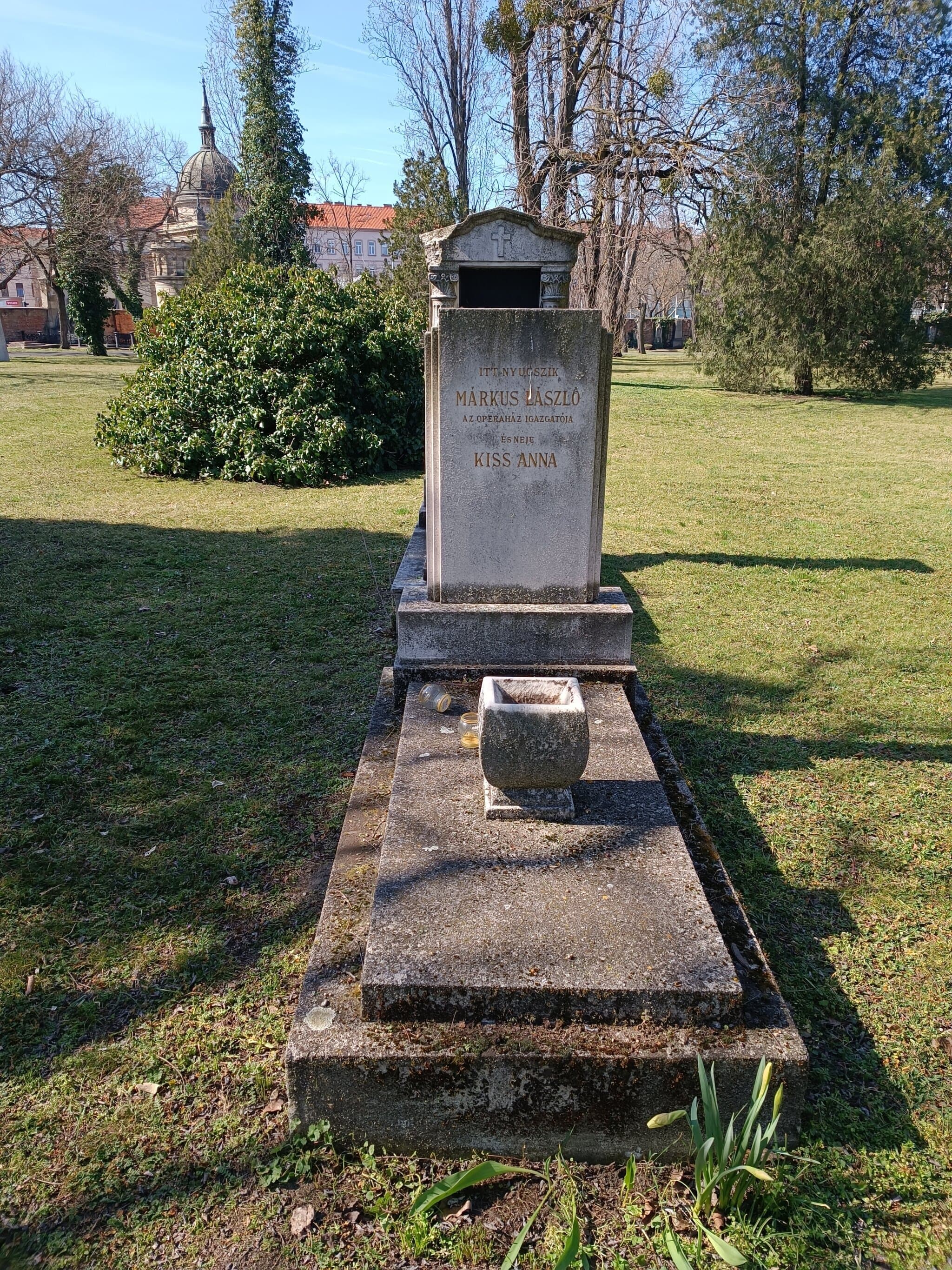 Márkus László 1881 sírja