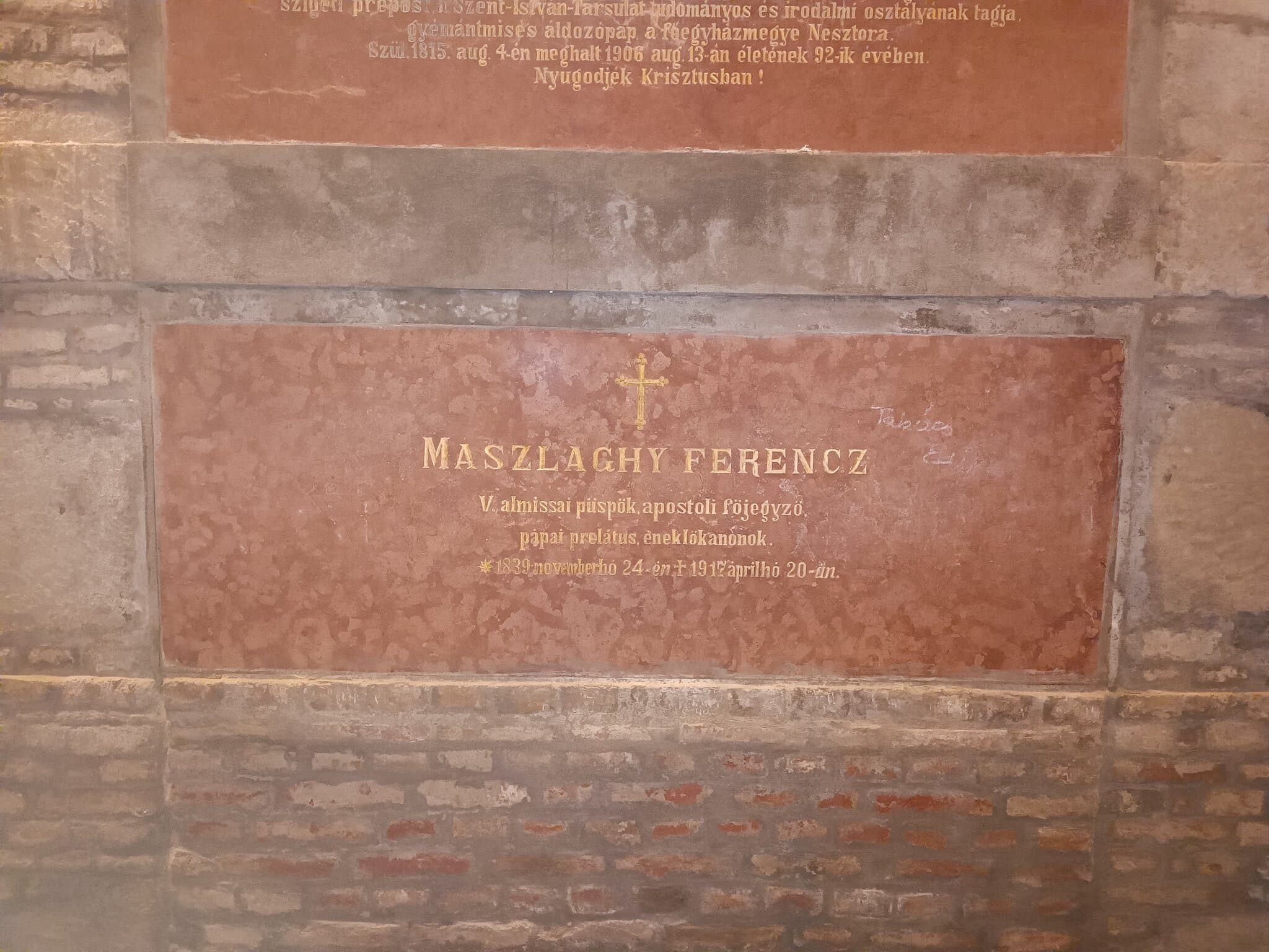 Maszlaghy Ferenc sírja