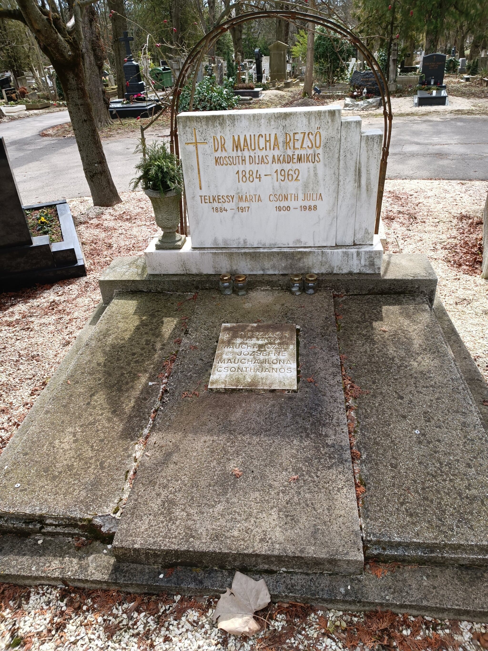 Maucha Rezső sírja