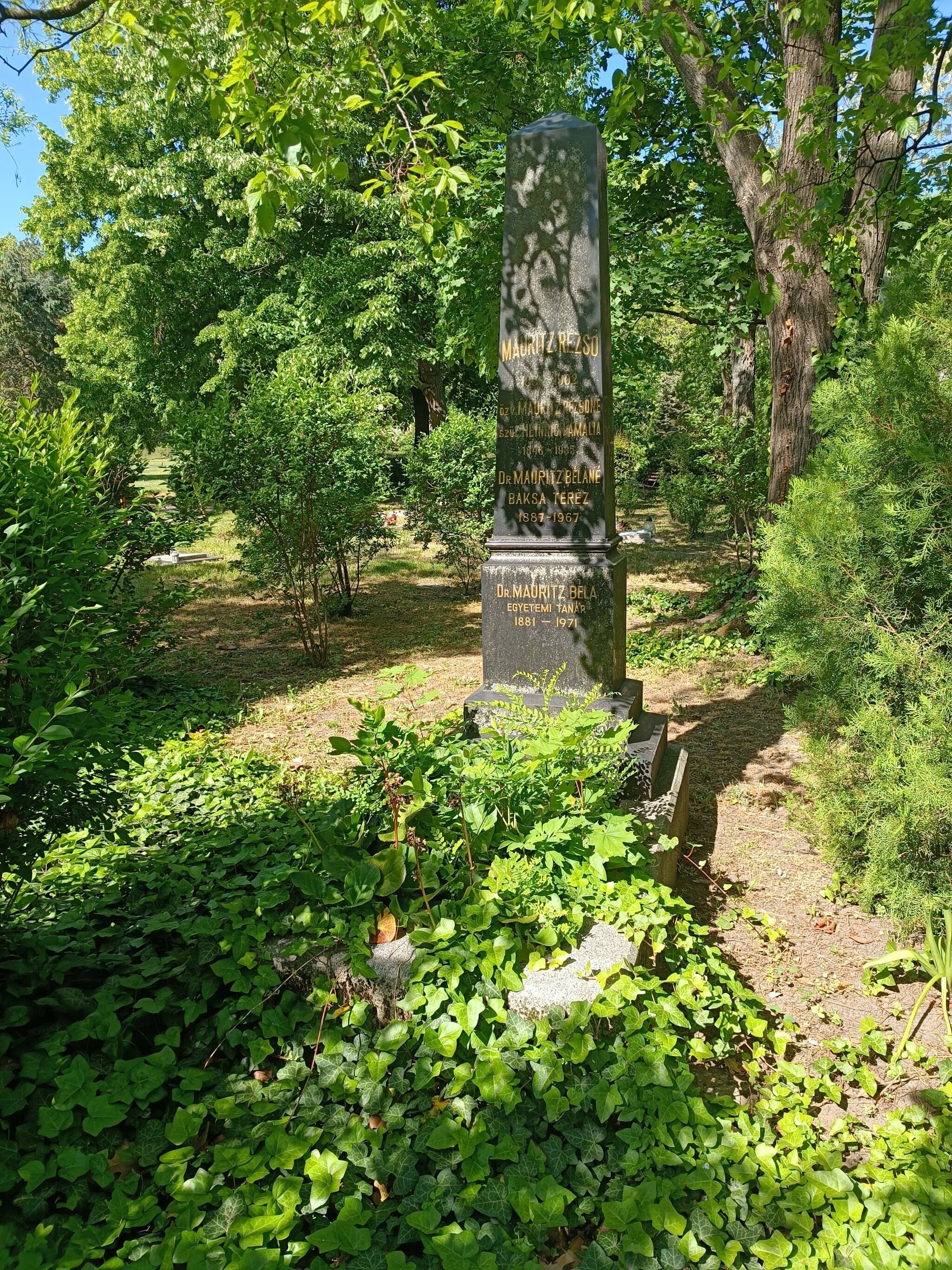 Mauritz Béla sírja