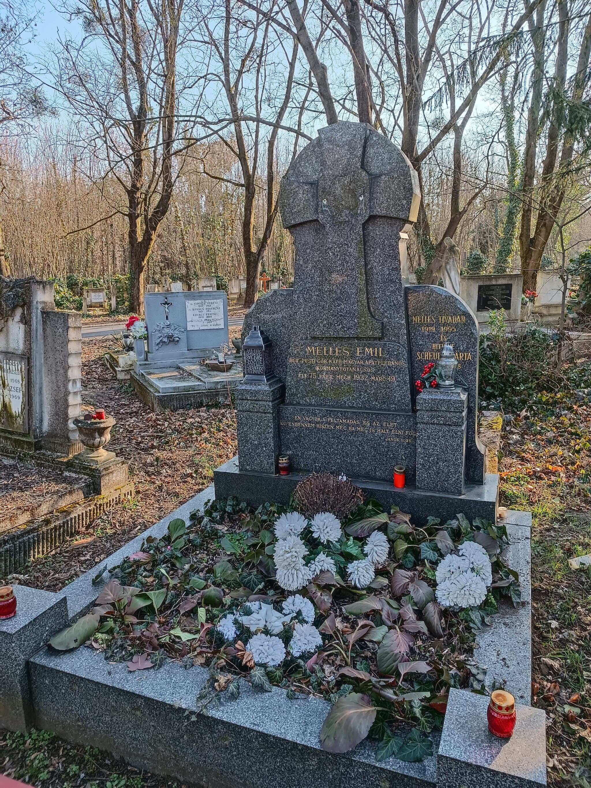 Melles Emil sírja