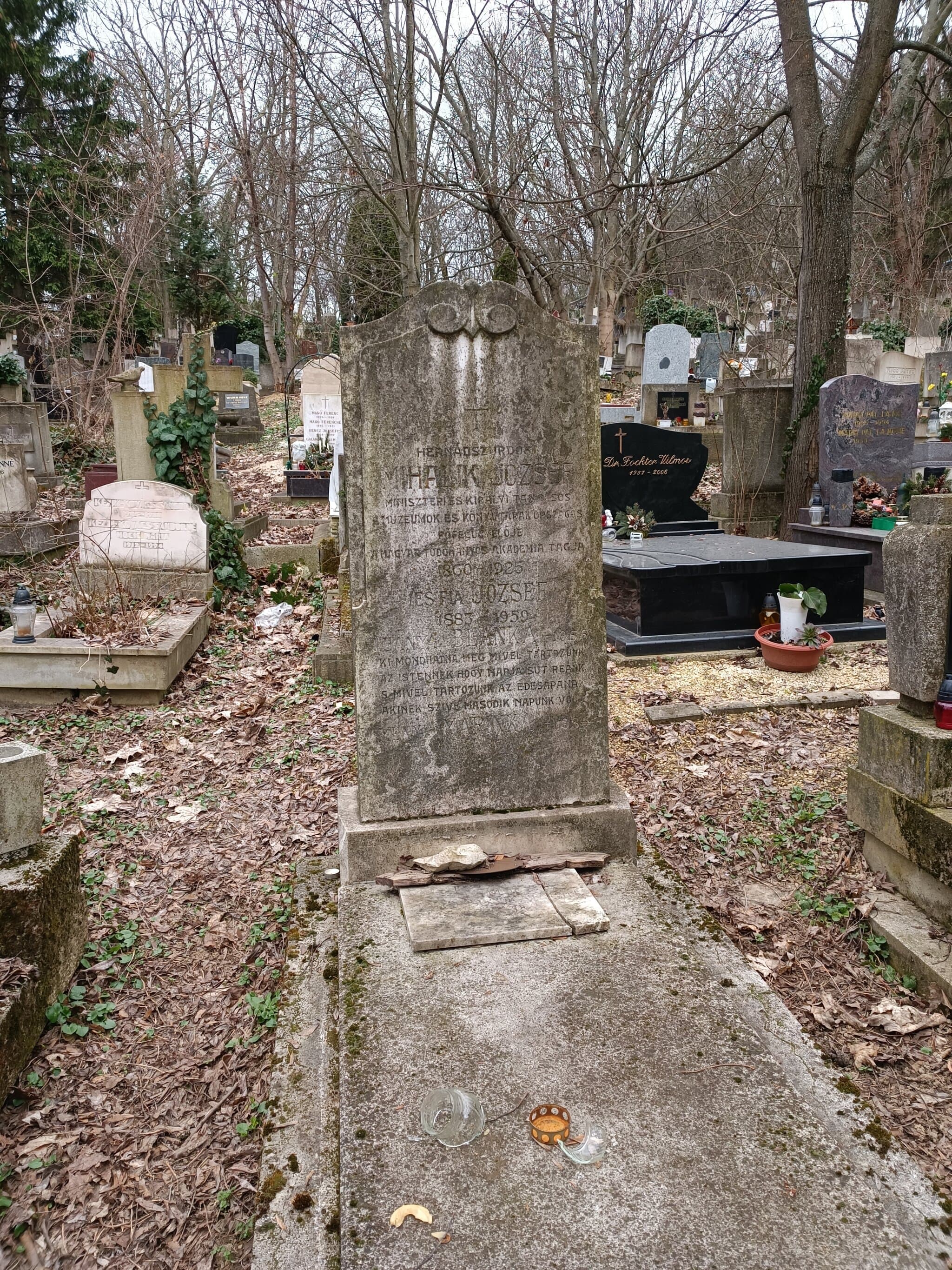 hernádszurdoki Mihalik József sírja